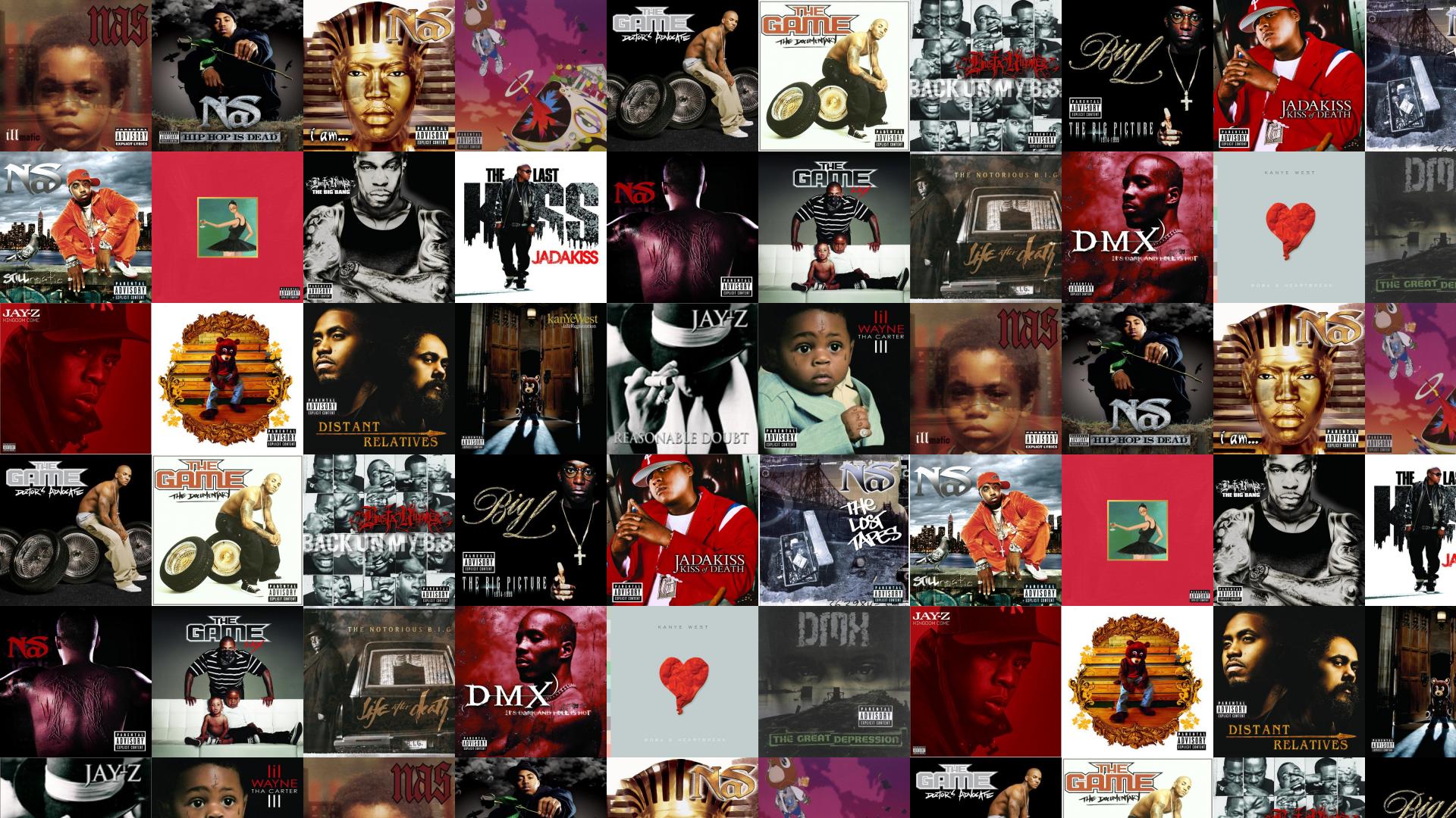Nas Illmatic Hip Hop Dead I AM Kanye Wallpaper « Tiled Desktop Wallpaper