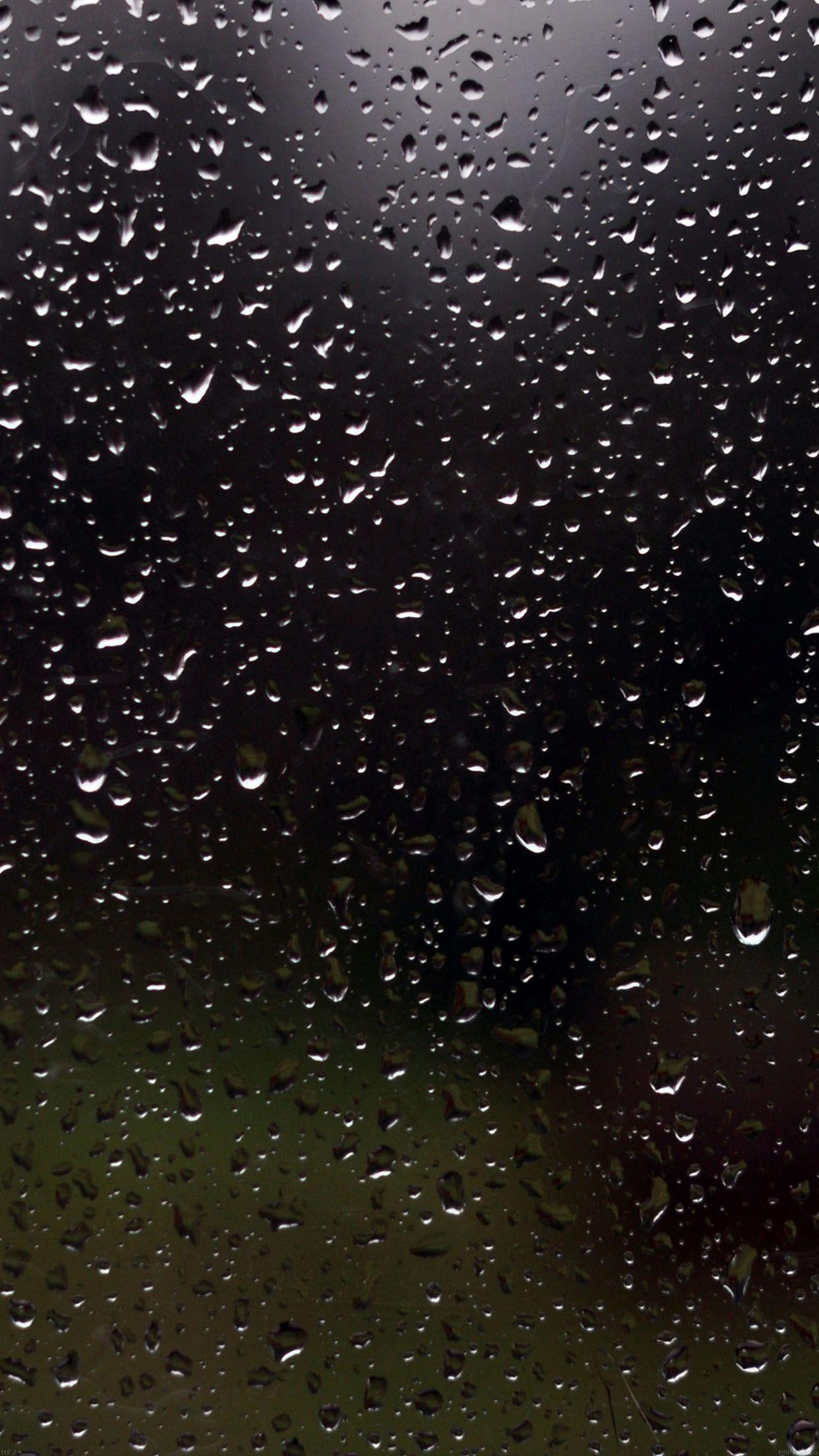 Raining Windows 10 Drops Nature Android wallpaper HD