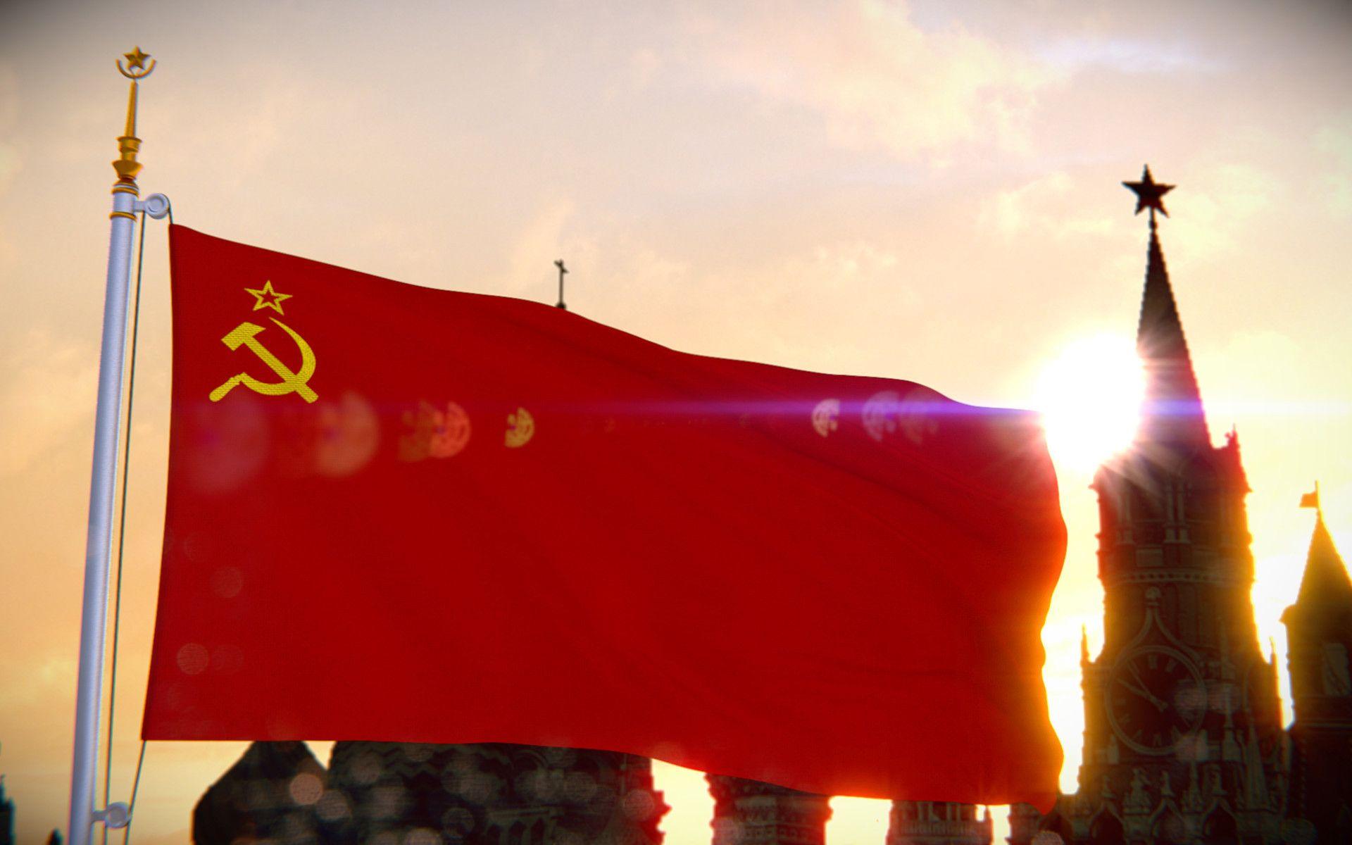 Flag Of The Soviet Union HD Wallpaper