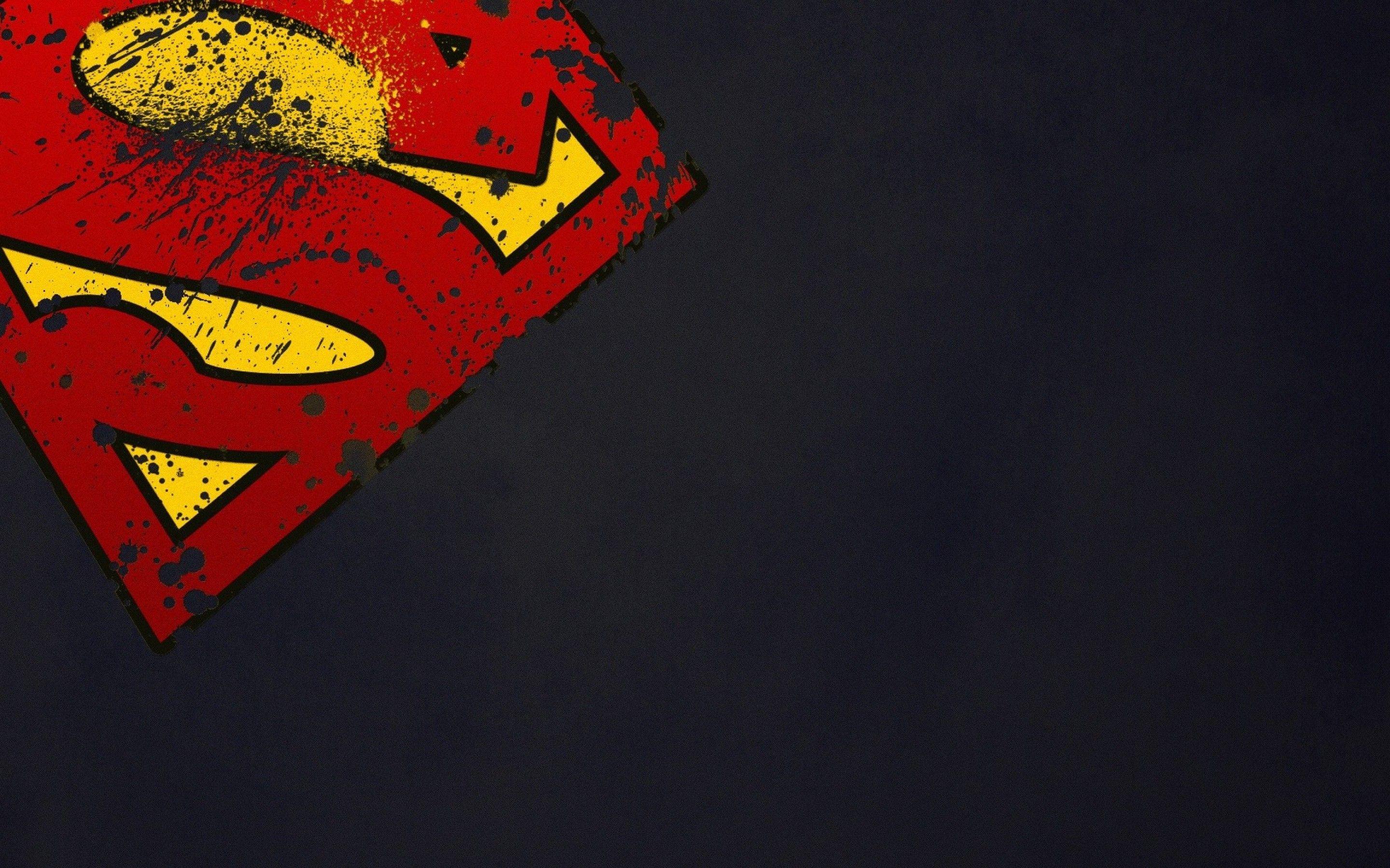 Superman Logo wallpaperd and abstract