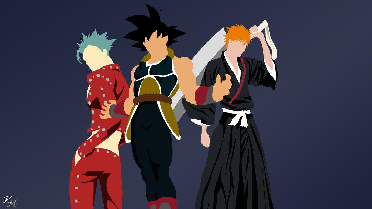 Ichigo, Ban, Bardock Wallpaper