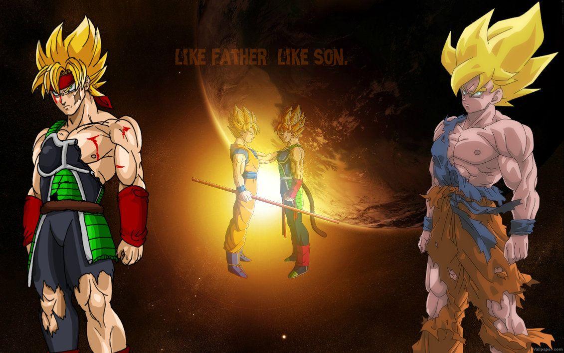 Bardock and Goku Wallpaper