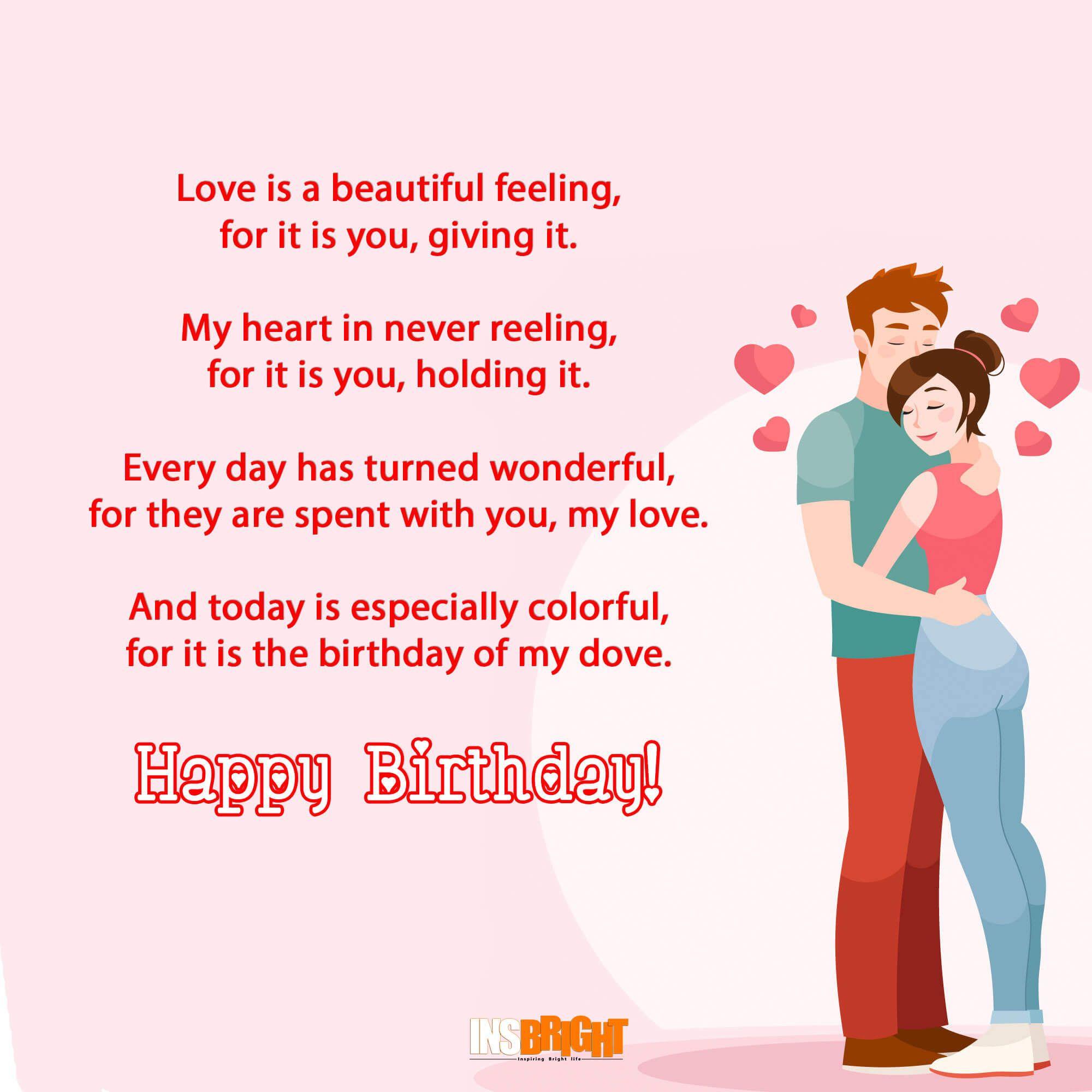 Romantic Happy Birthday Poems For Wife With Love From Husband