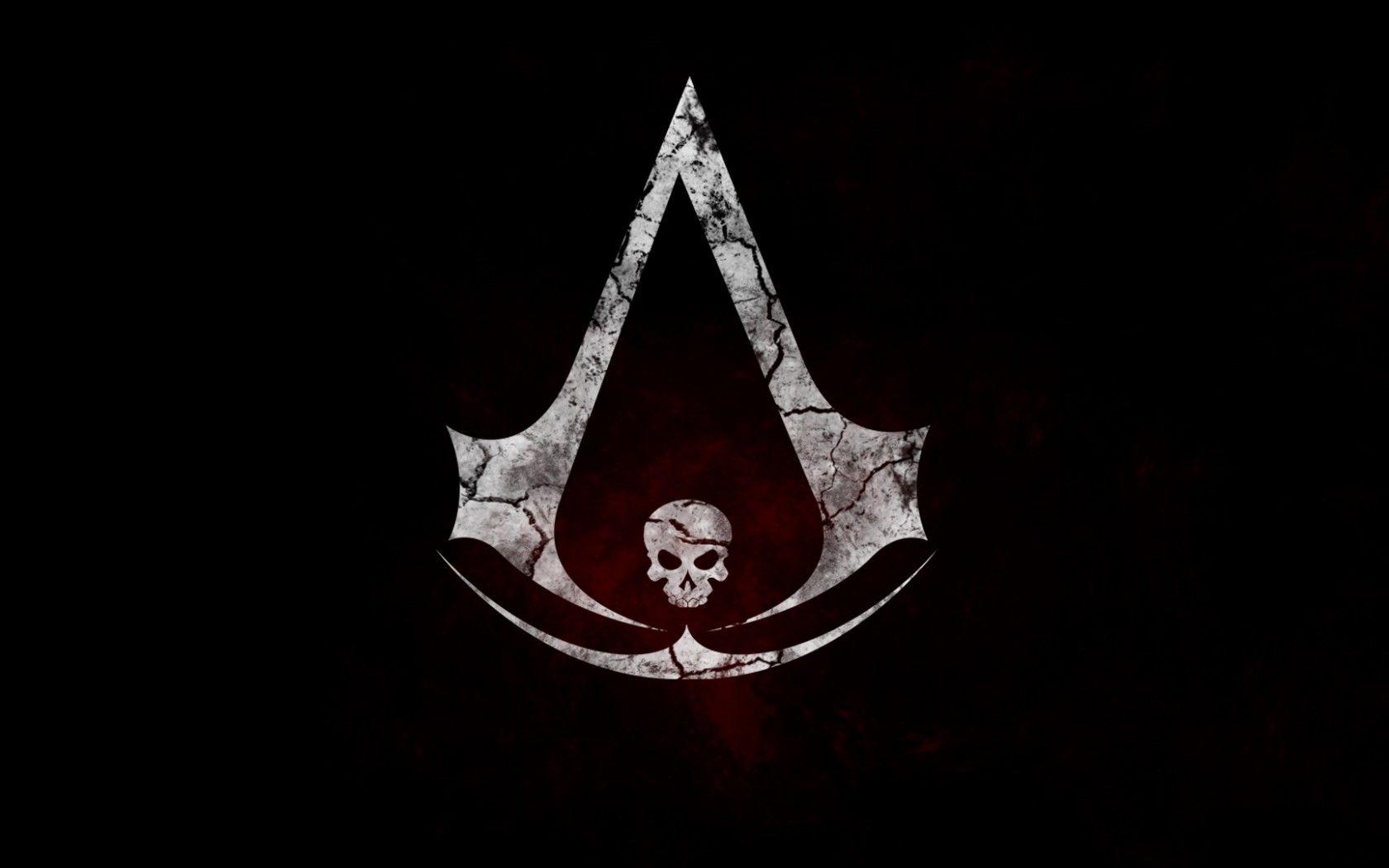 Assassin's Creed Black Flag Logo Wallpaper Wallpaper Wpz4041