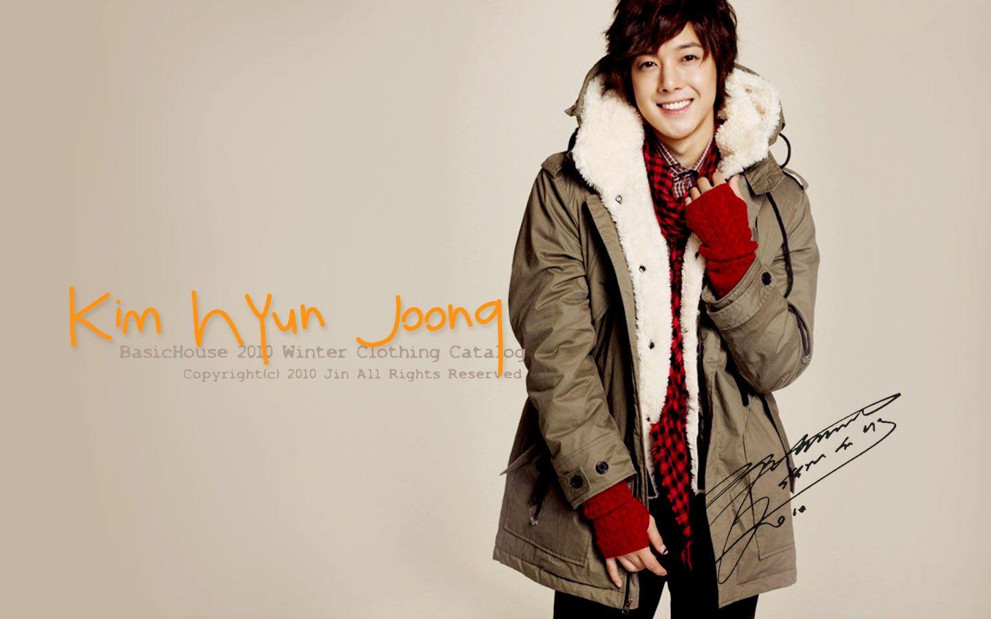 Kim Hyun Joong: Basic House winter 2010 wallpaper