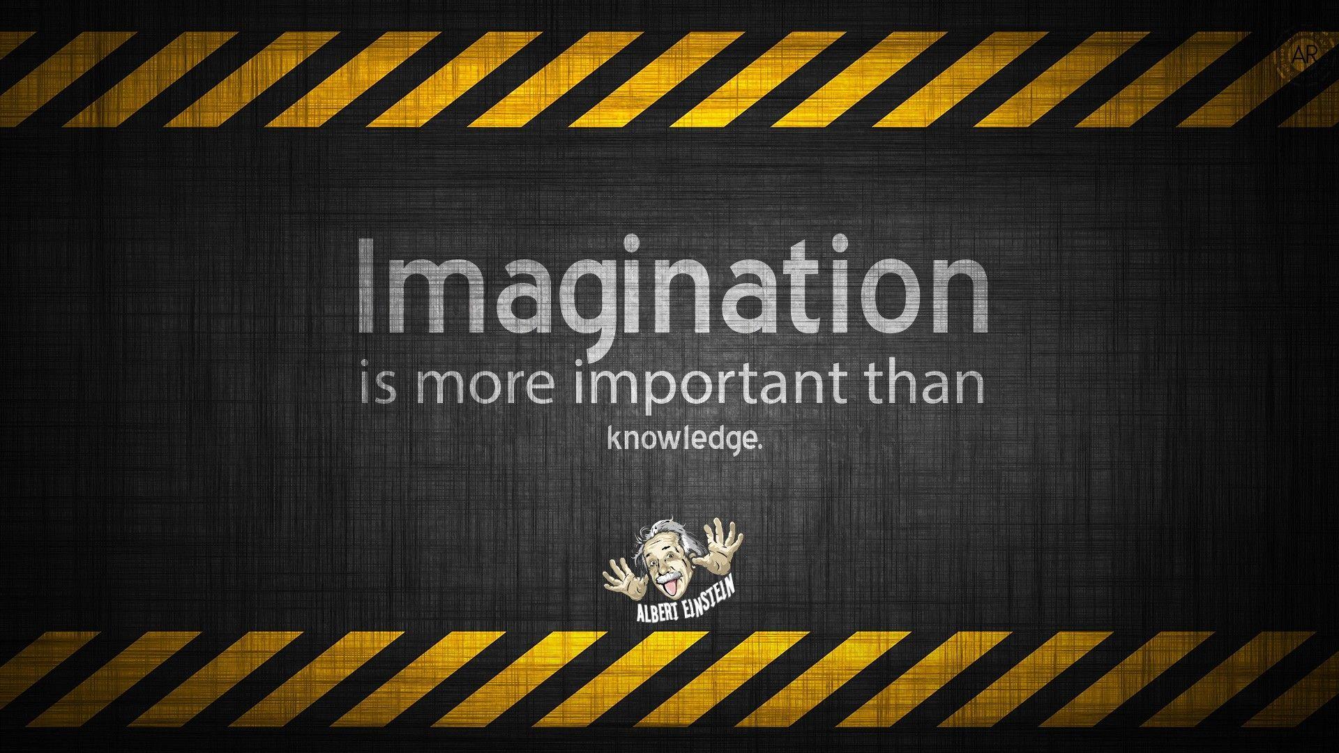 Albert Einstein Quote on Imagination HD Wallpaper. HD Famous