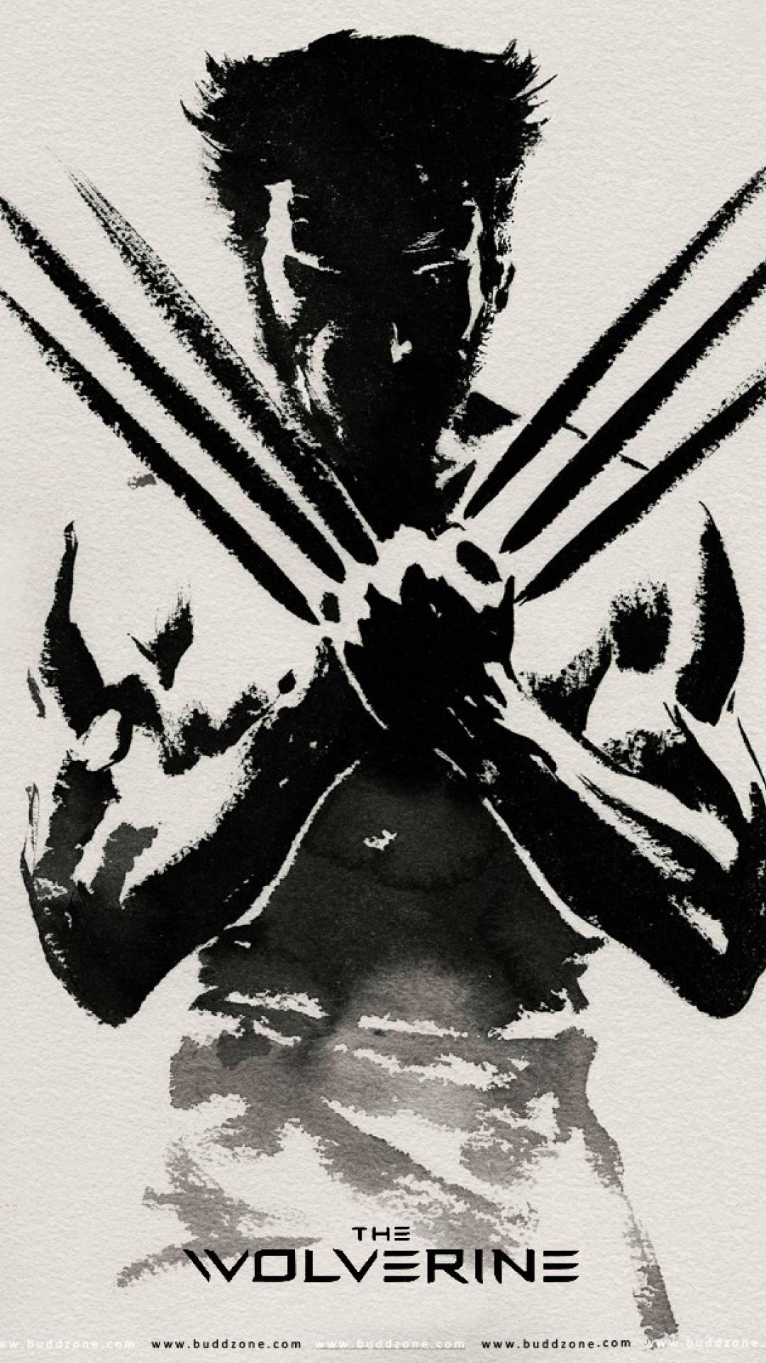 The wolverine grayscale wallpaper