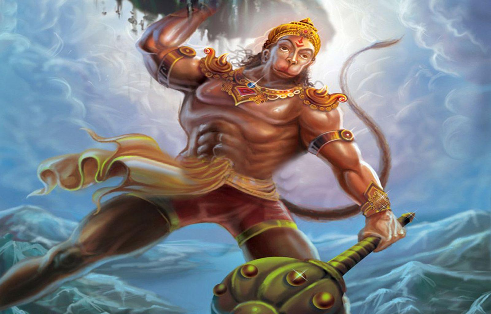 Lord Hanuman Angry
