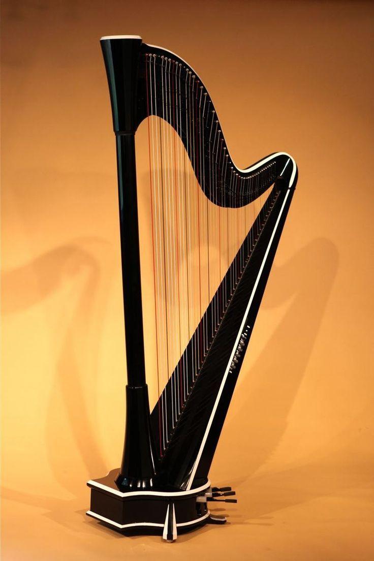 best HARP image. Harp, Musical instruments