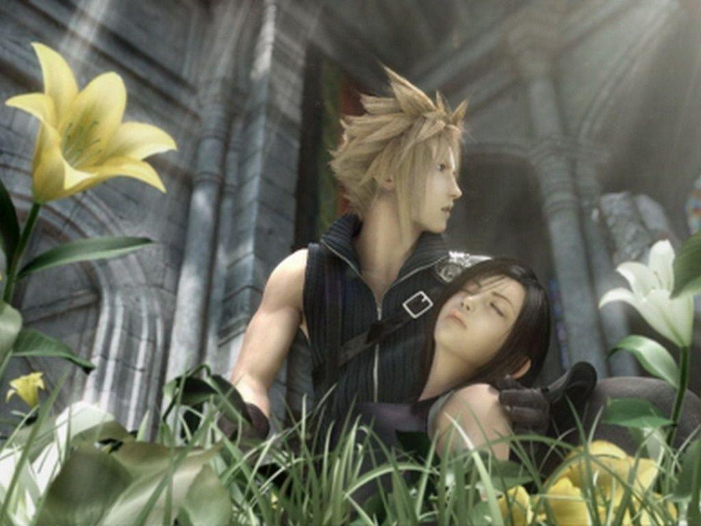 Cloud Strife And Tifa Lockhart Final Fantasy