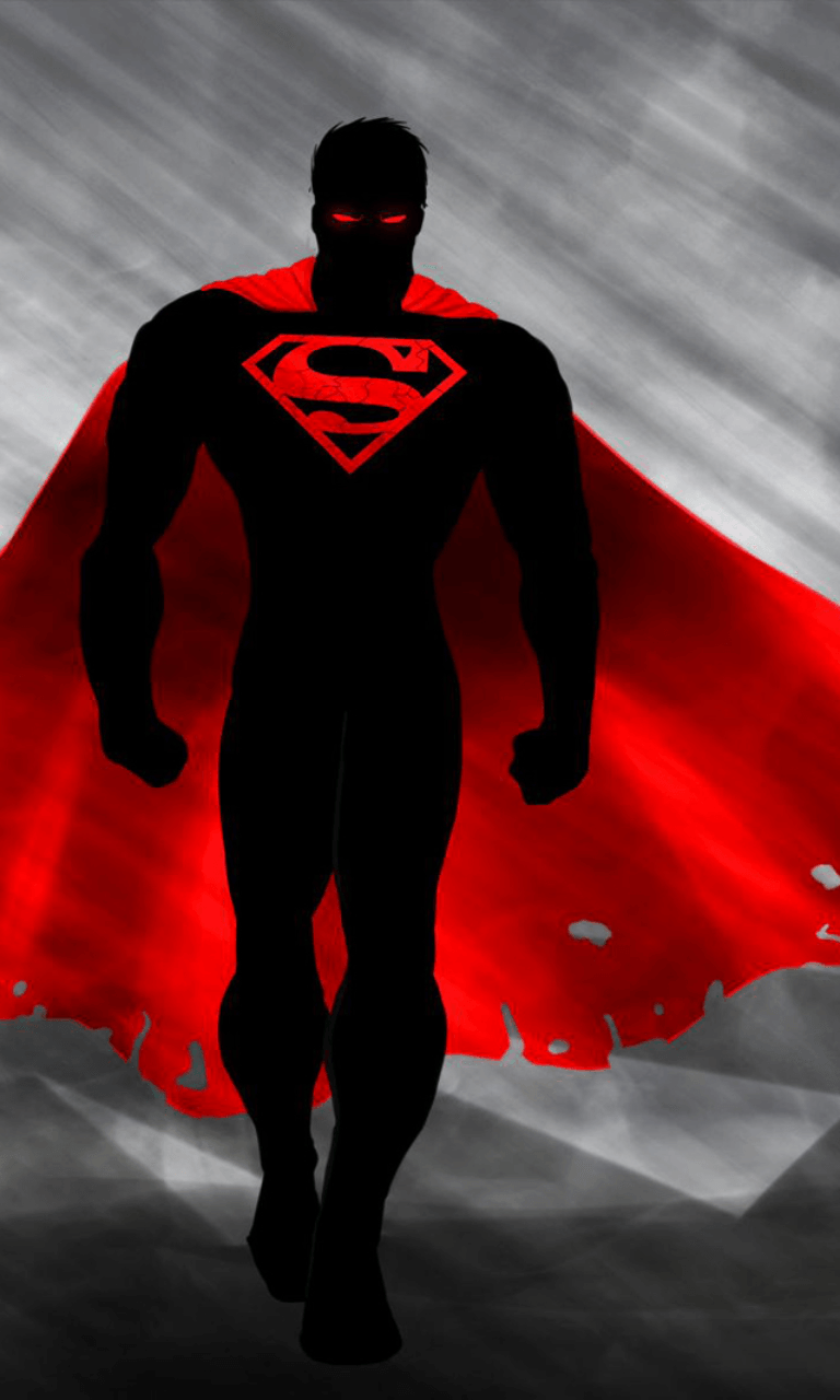 Superman Red Cape Lumia 1020 Wallpaper (768x1280)