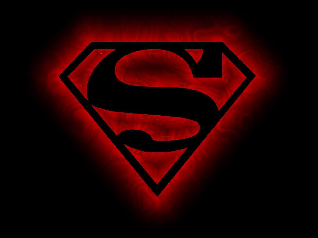 Red Flare Superman Symbol