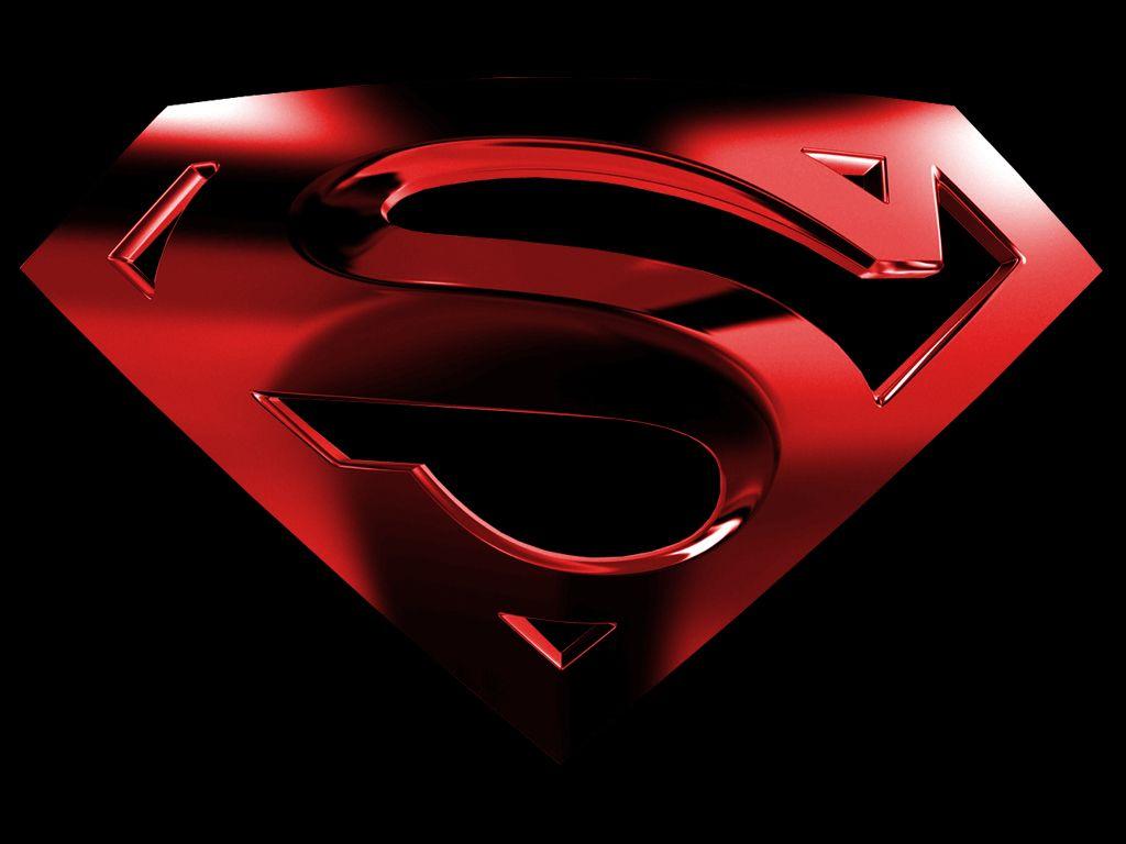 Superman Logo with Black BG