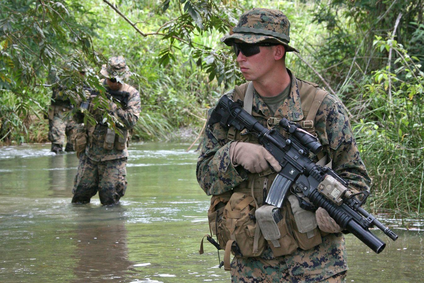 This is the Marine recon task force. They do stealthy missions