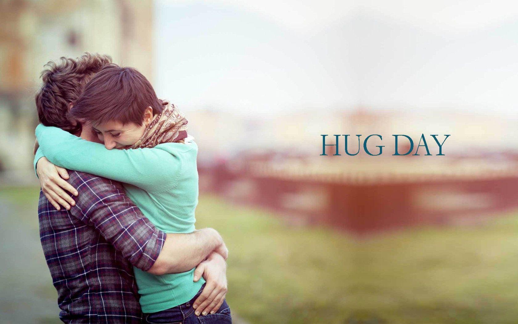 Cute Hug Couple Desktop Wallpaper 12585