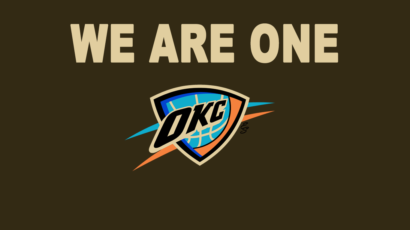 OKC Thunder ''WE ARE ONE'' Wallpaper