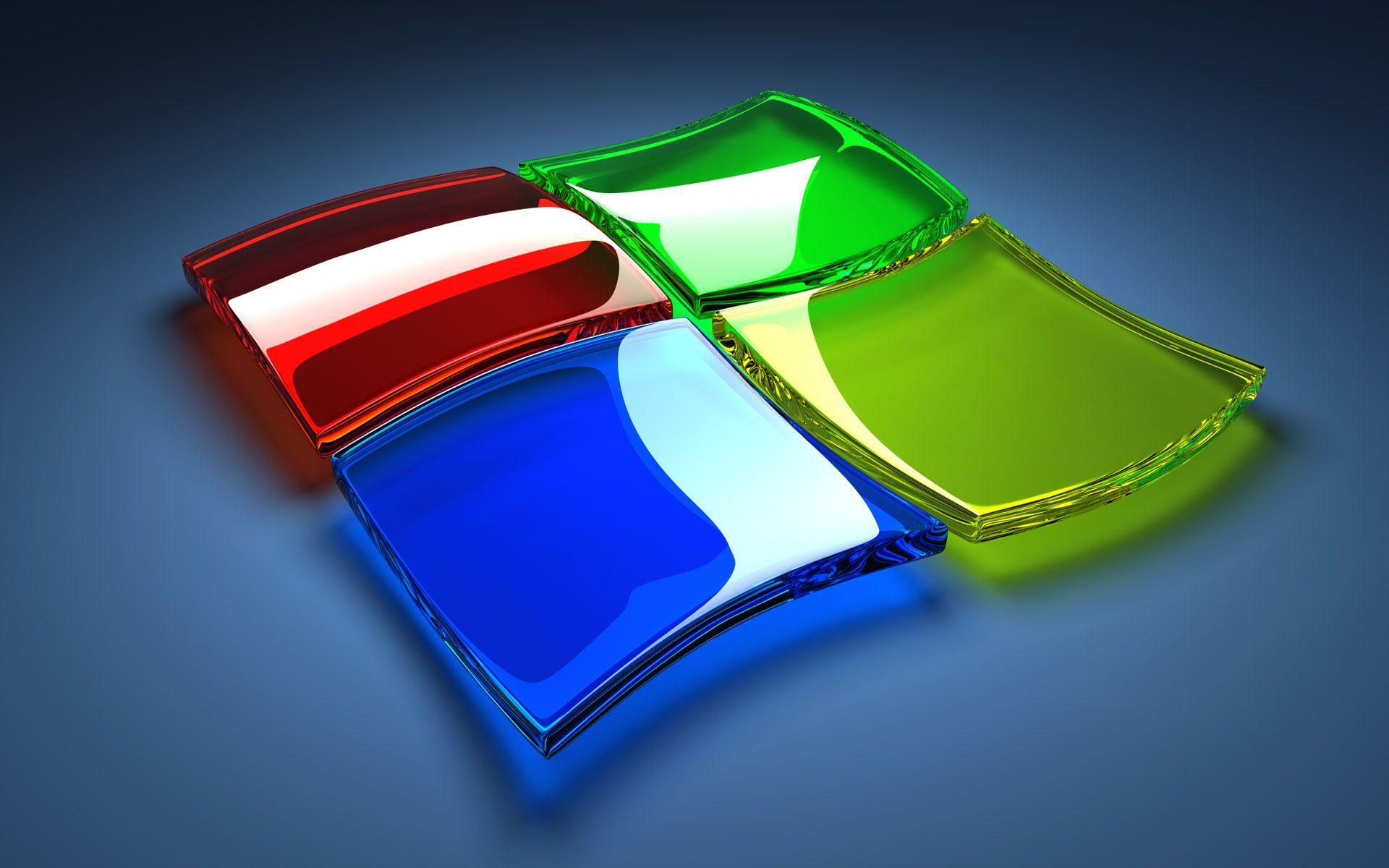 3D Windows 7 Logo With Gel Effect Wallpaper. HD 3D and Abstract