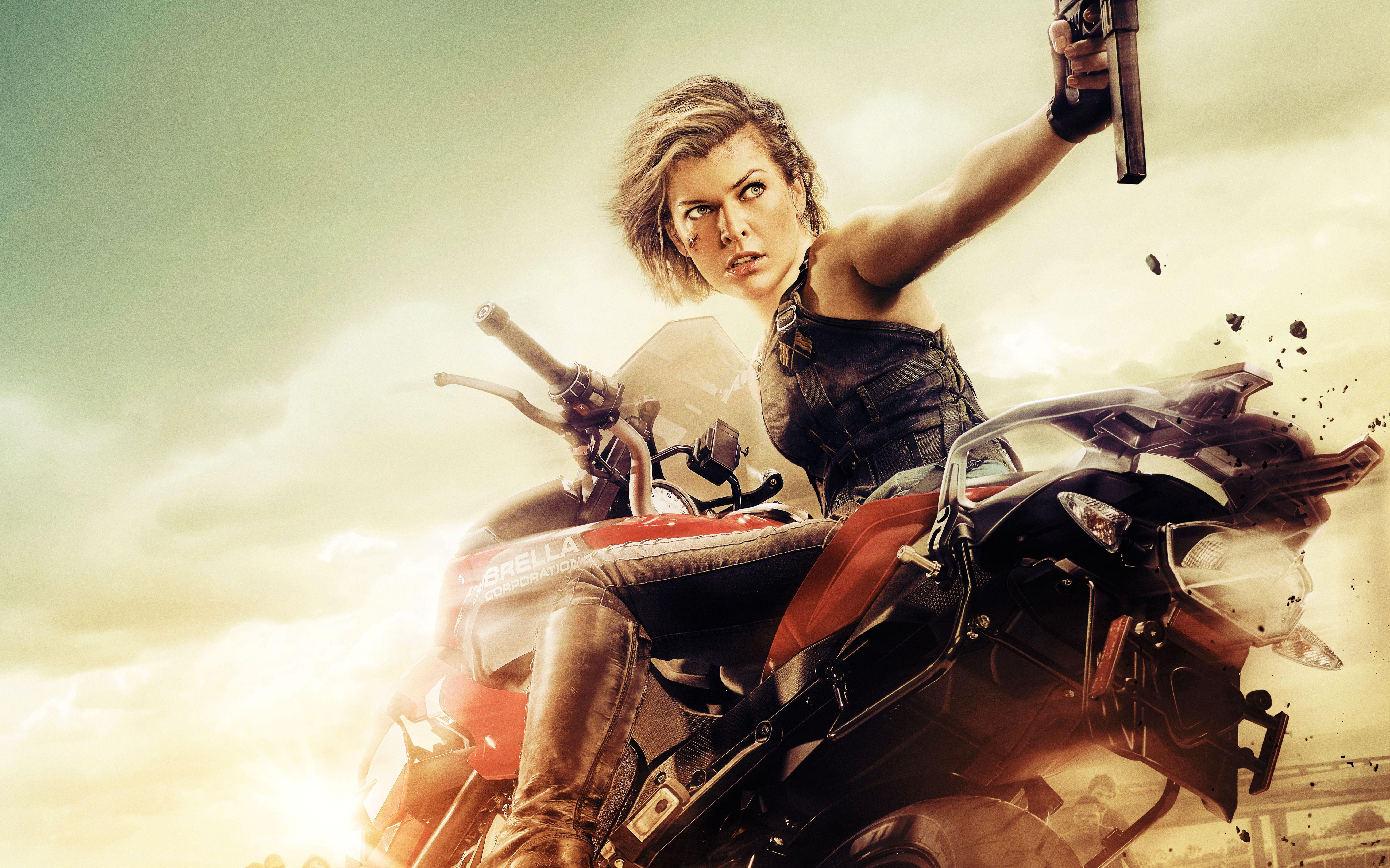 Milla Jovovich Resident Evil The Final Chapter HD wallpaper