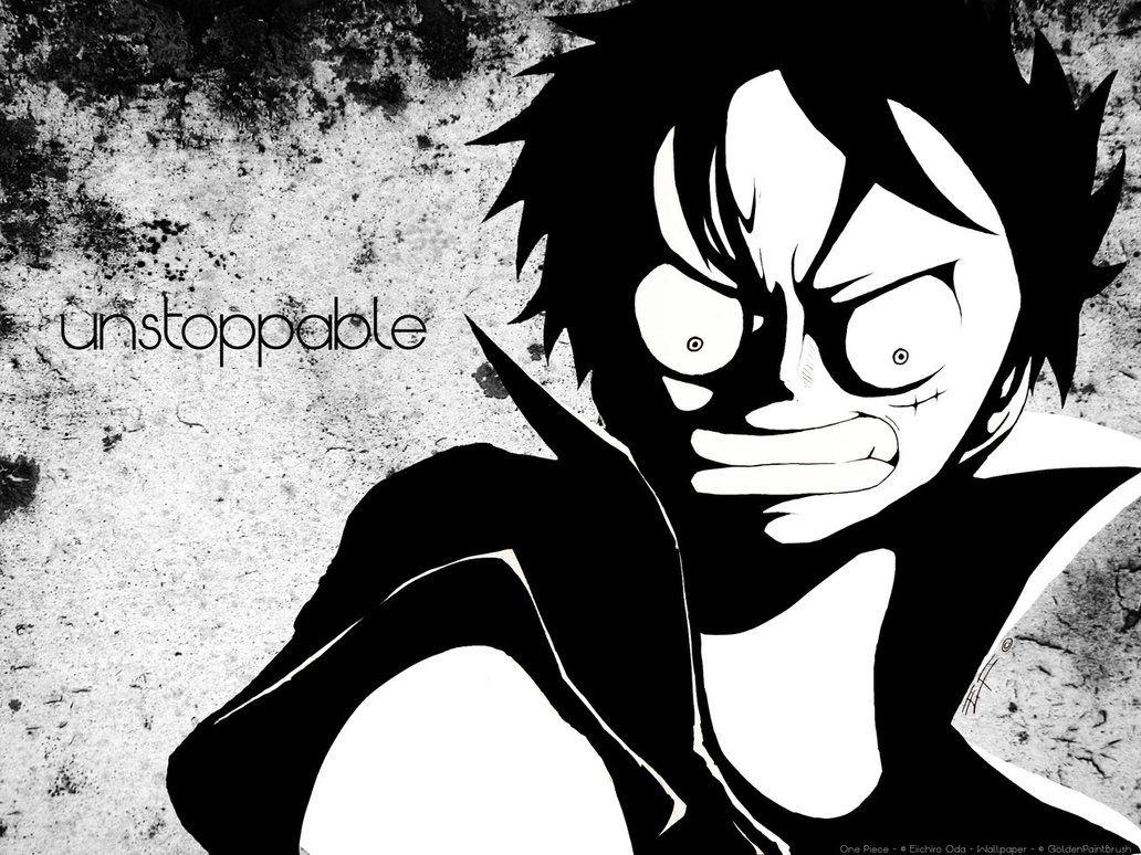I'm unstoppable Piece Luffy PC wallpaper