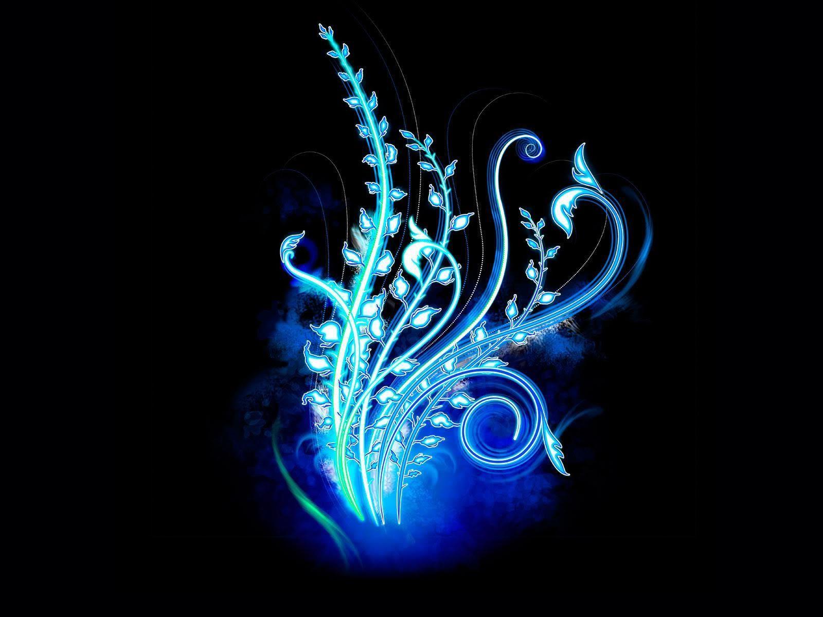 Cool Neon Blue Designs. Blue Neon Wallpaper High Definition_blue