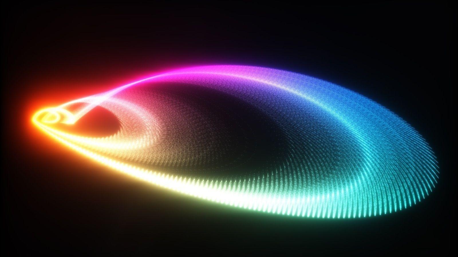 Black Background Neon Light Wallpaper 1600x900 Resolution Wallpaper