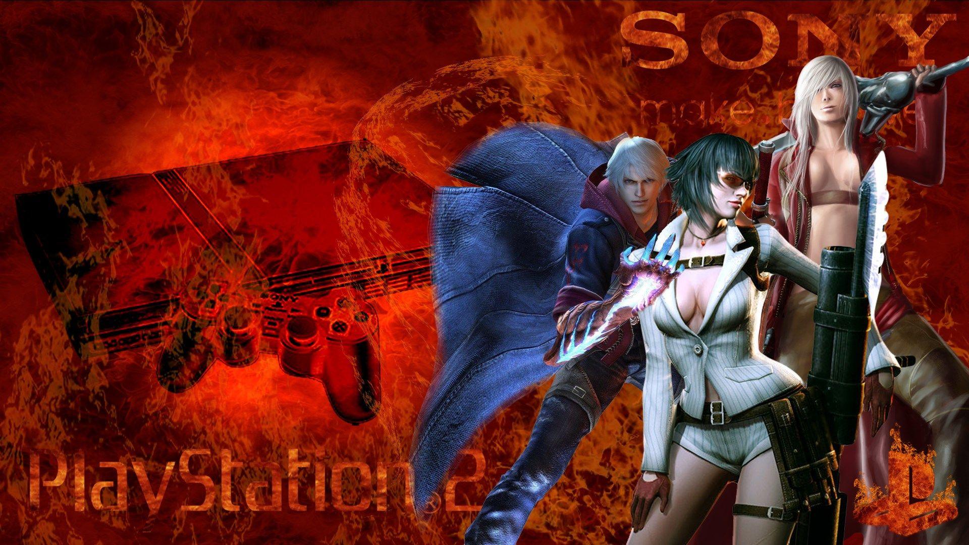 Devil May Cry 3, ps2, dante, action, game, dmc, HD wallpaper