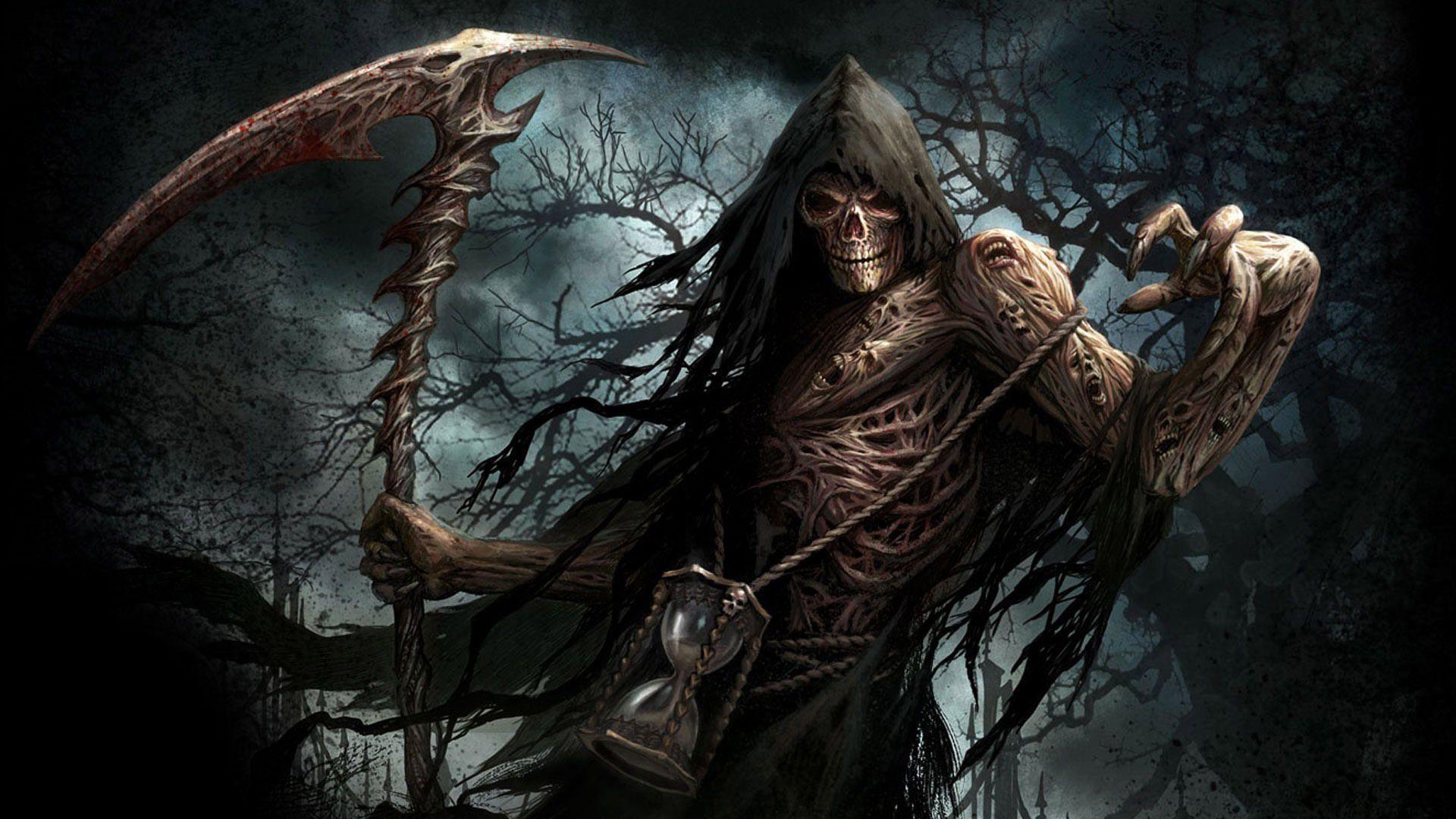 Scary Grim Reaper HD desktop wallpaper, Widescreen, High