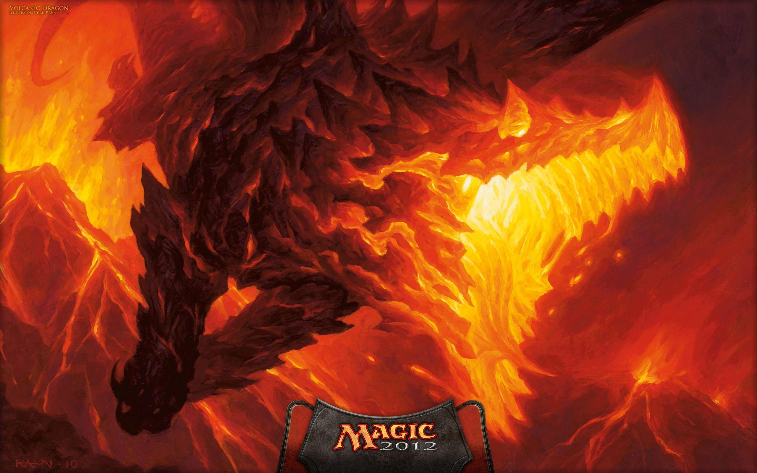 Wallpaper of the Week: Volcanic Dragon. MAGIC: THE GATHERING