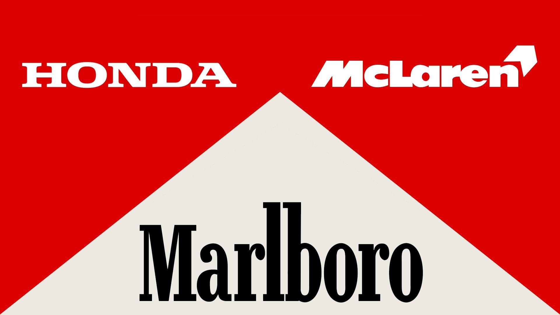 Honda Marlboro McLaren Livery Logo Wallpaper