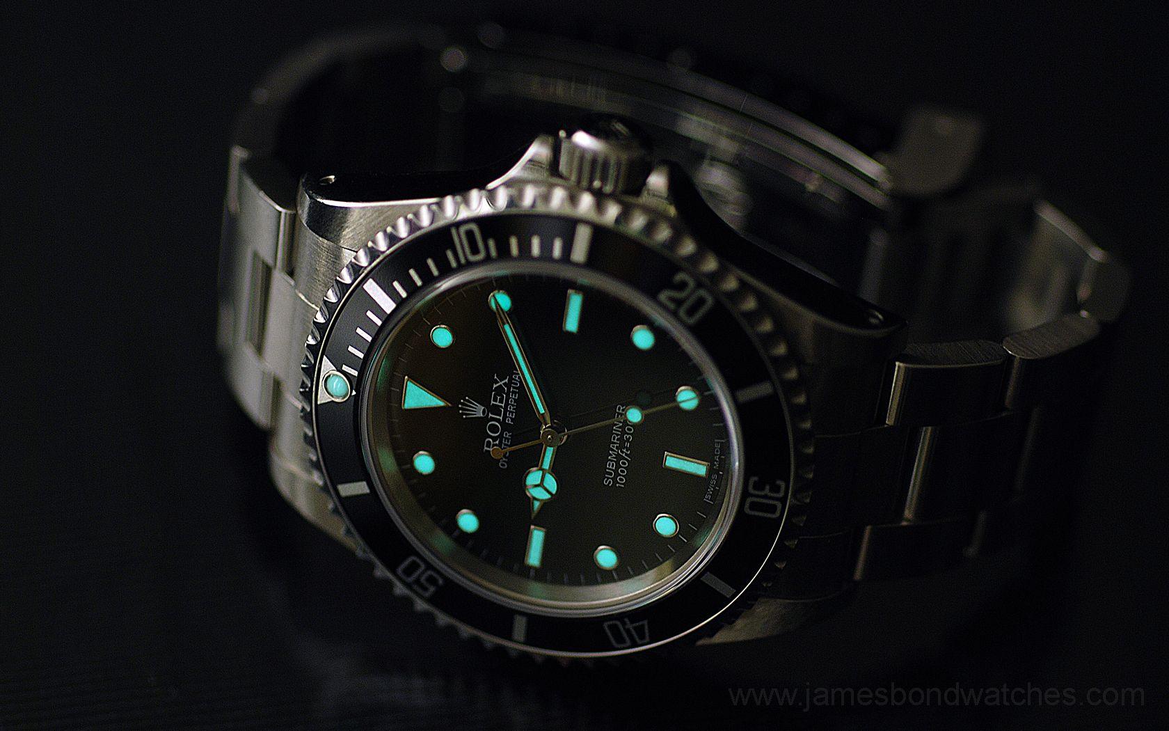 Rolex Submariner image and wallpaper: James Bond Watches exclusive