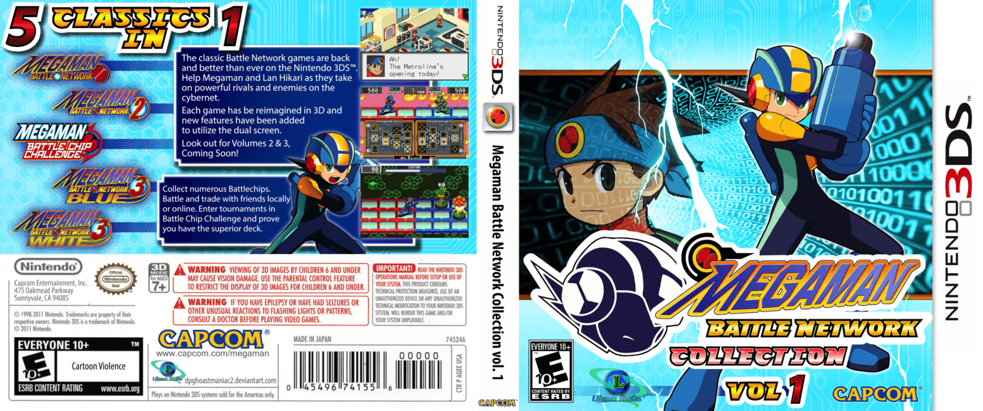 Boxart: Megaman Battle Network Collection vol. 1