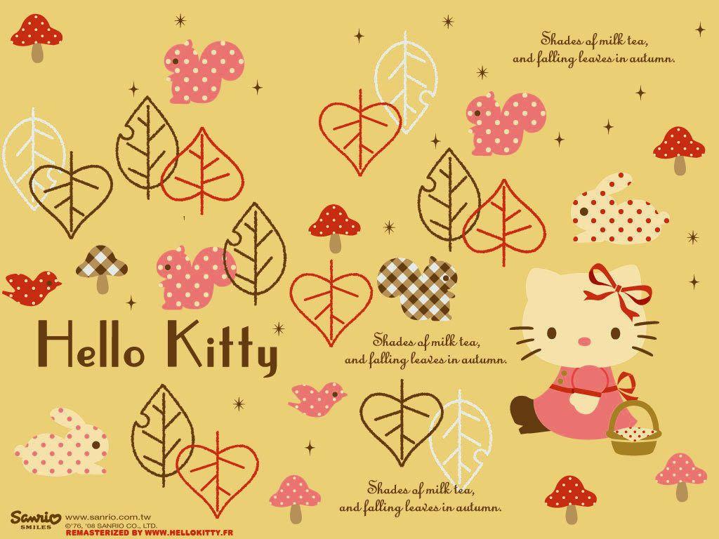 Fall Hello Kitty Wallpaper. tianyihengfeng. Free Download High