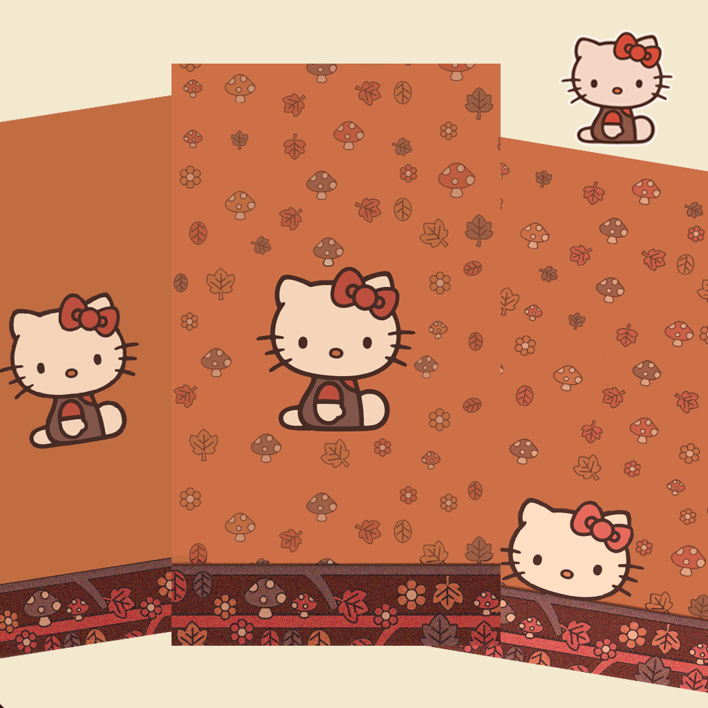 hello kitty fall wallpaper