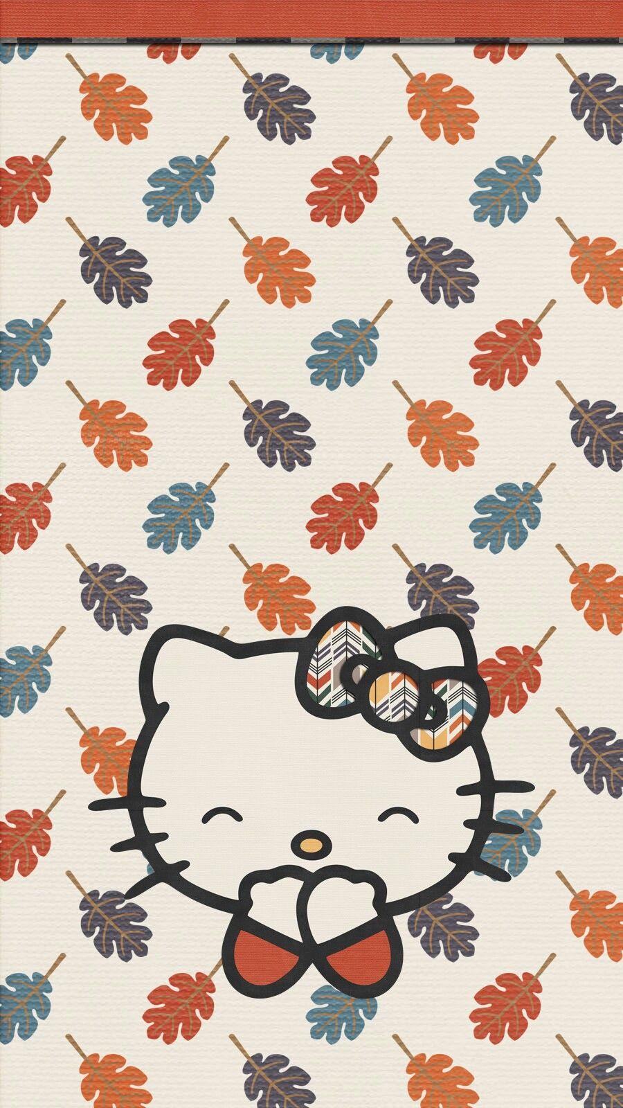hello kitty fall/autumn wallpaper ^^