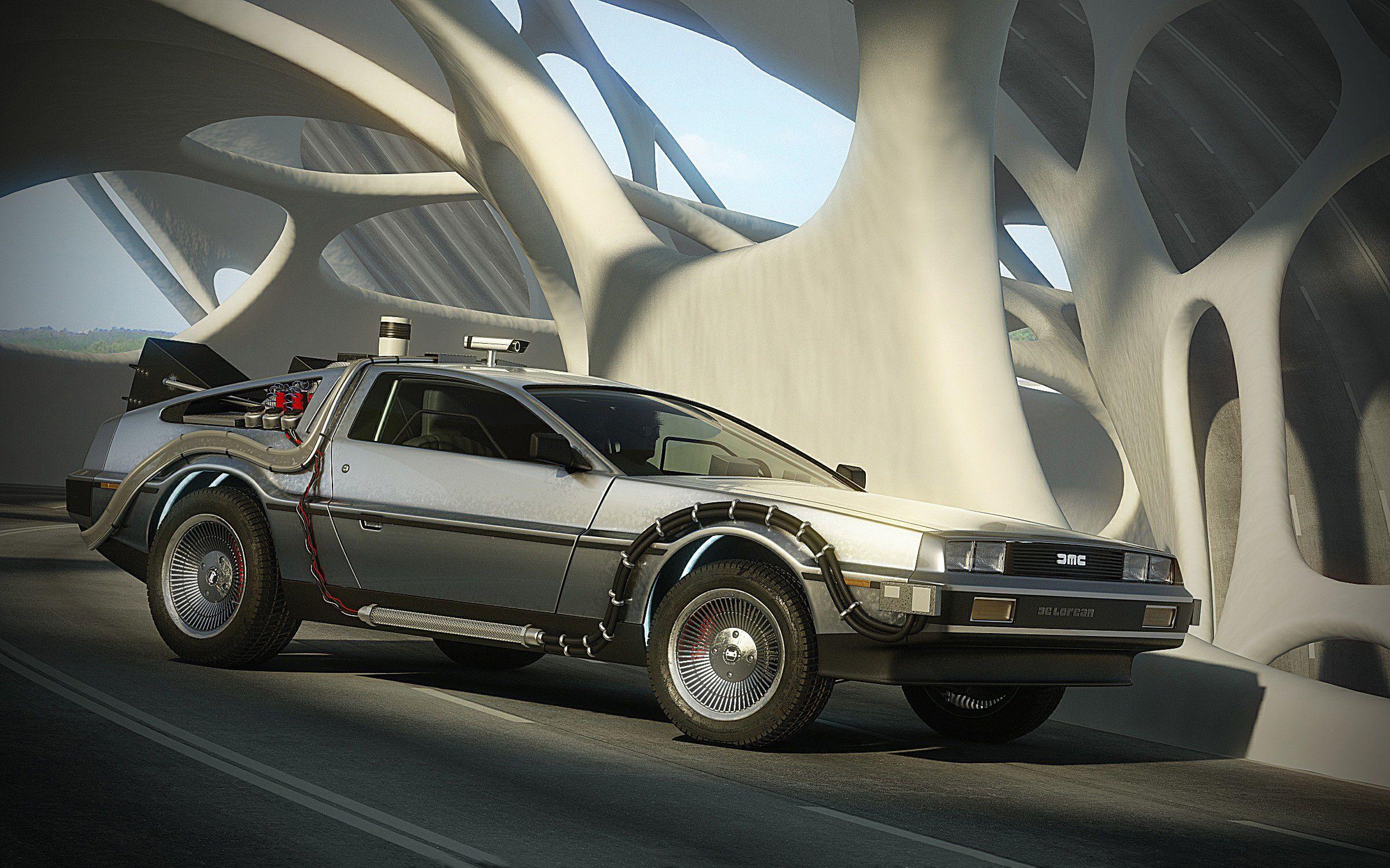 Back To The Future, DeLorean DMC 12 Wallpaper / WallpaperJam.com
