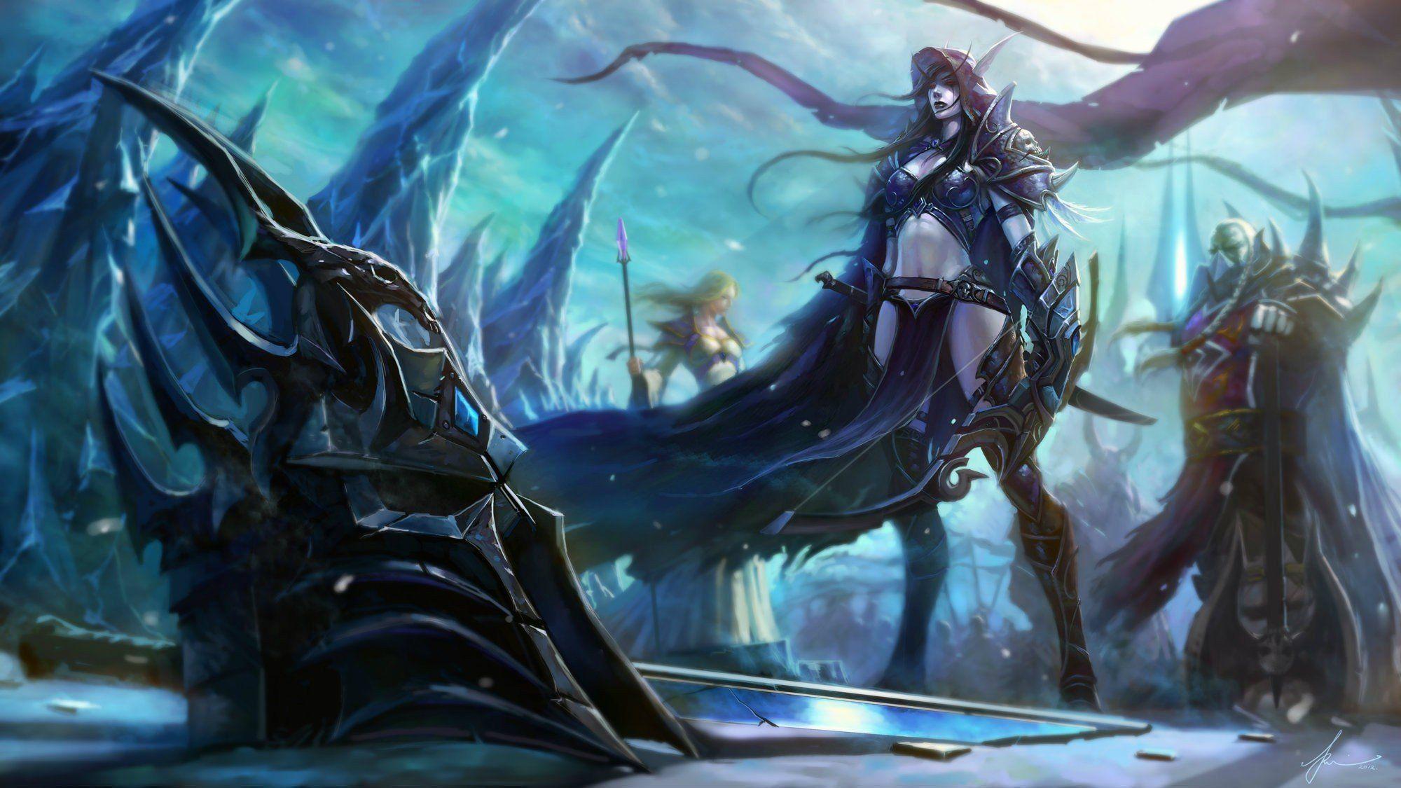 Awesome Lich King wallpaper, wondering who made it. Anyone recognize