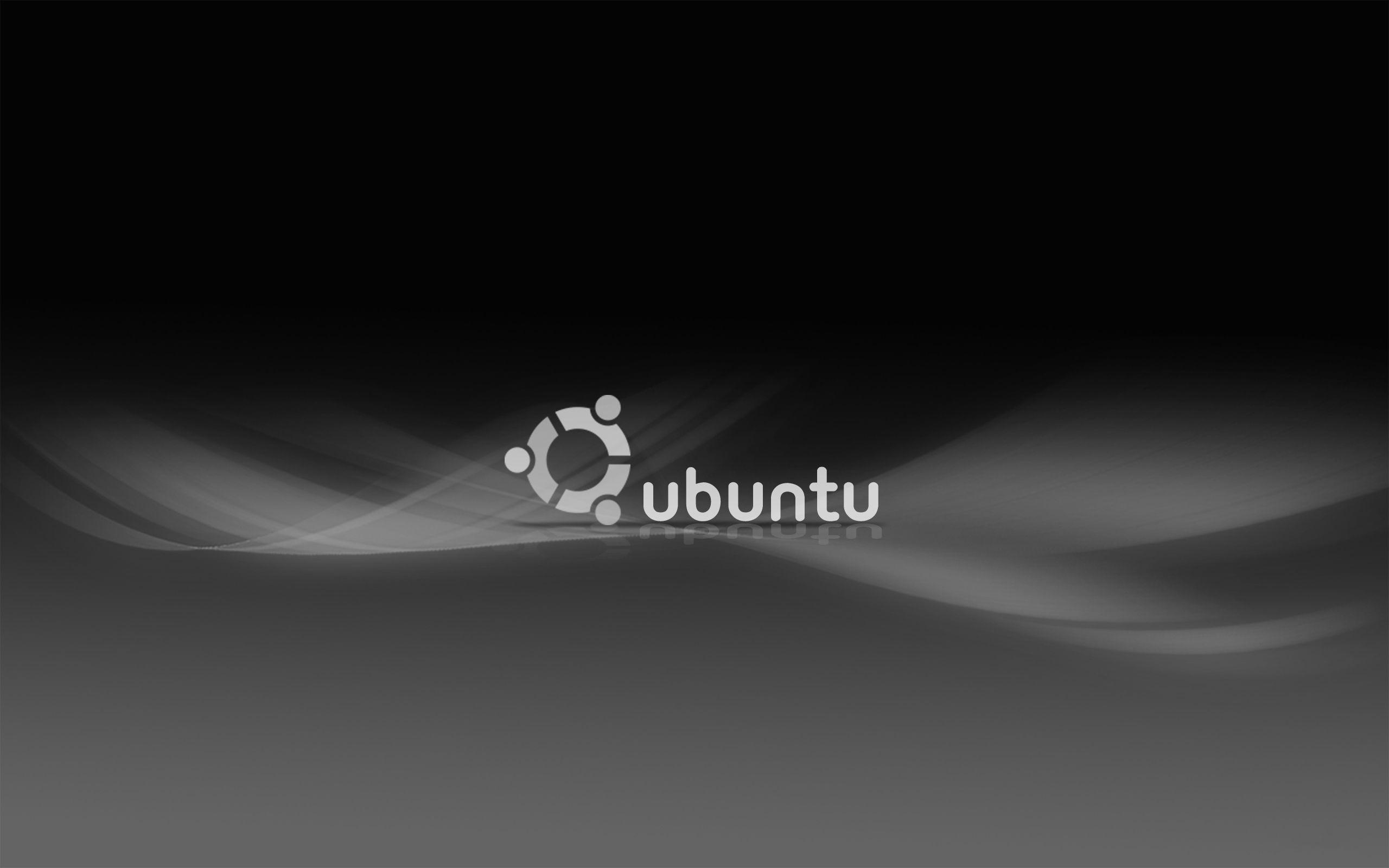 Ubuntu Black HD Wallpaper