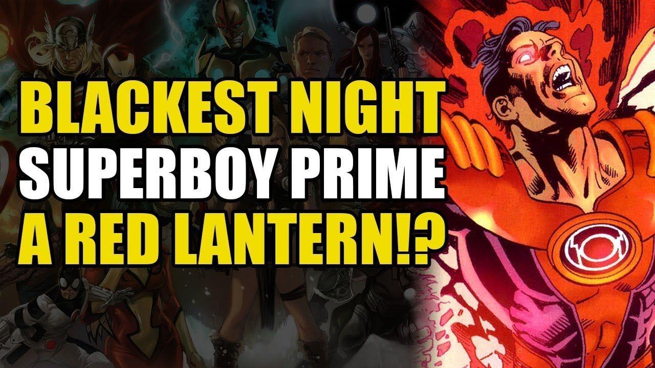 Superboy Prime Becomes A Red Lantern! Blackest Night: Superboy