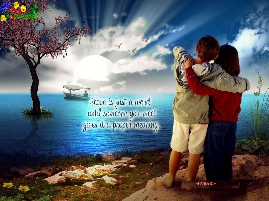 Cute Love Couple Wallpaper With Quotes Marathi Romantic Image Love