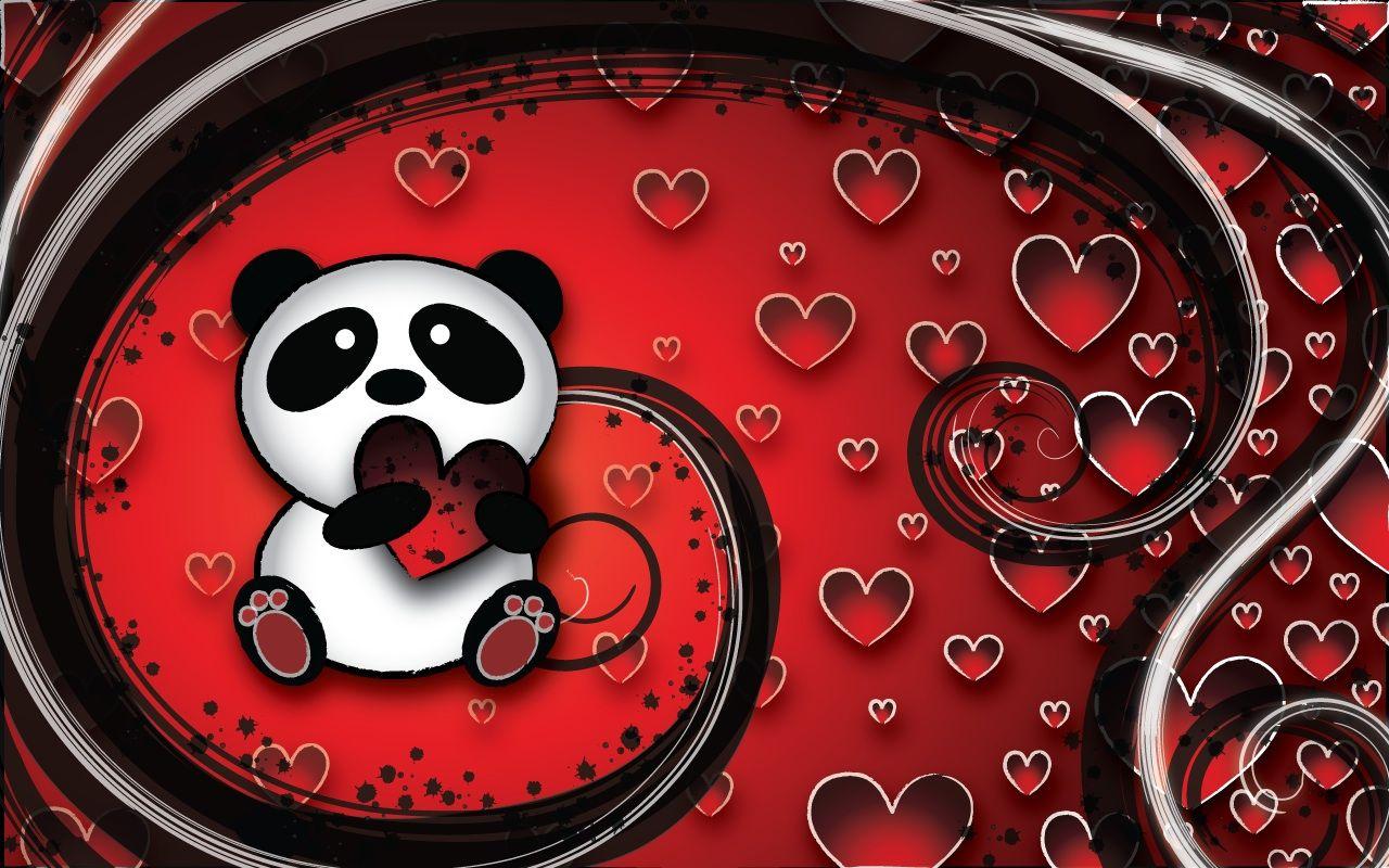 Love Panda Wallpaper Project. Katherine Nelson's Portfolio