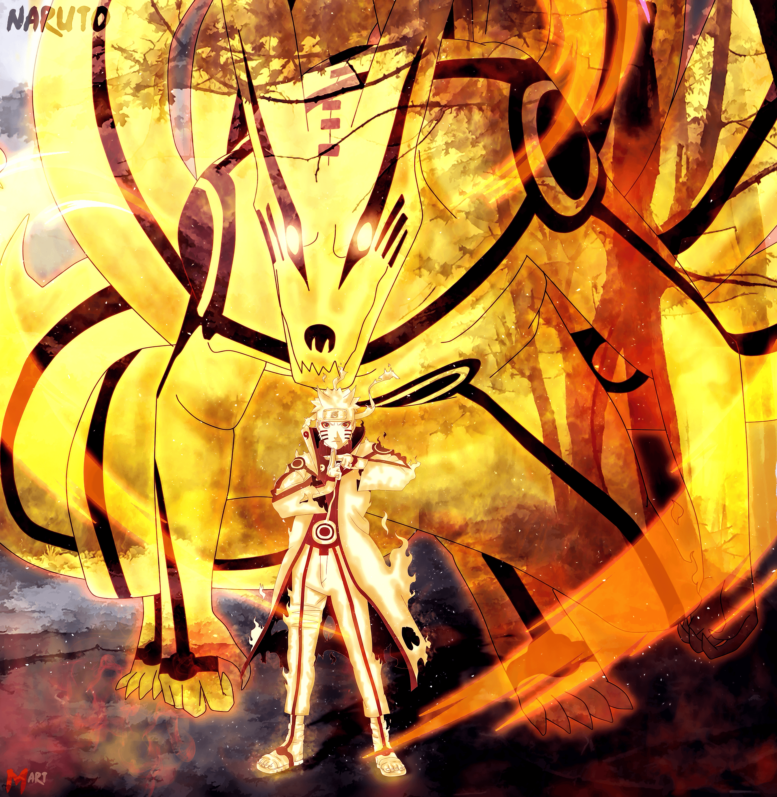 Naruto Kurama Mode Naruto Kurama Mode