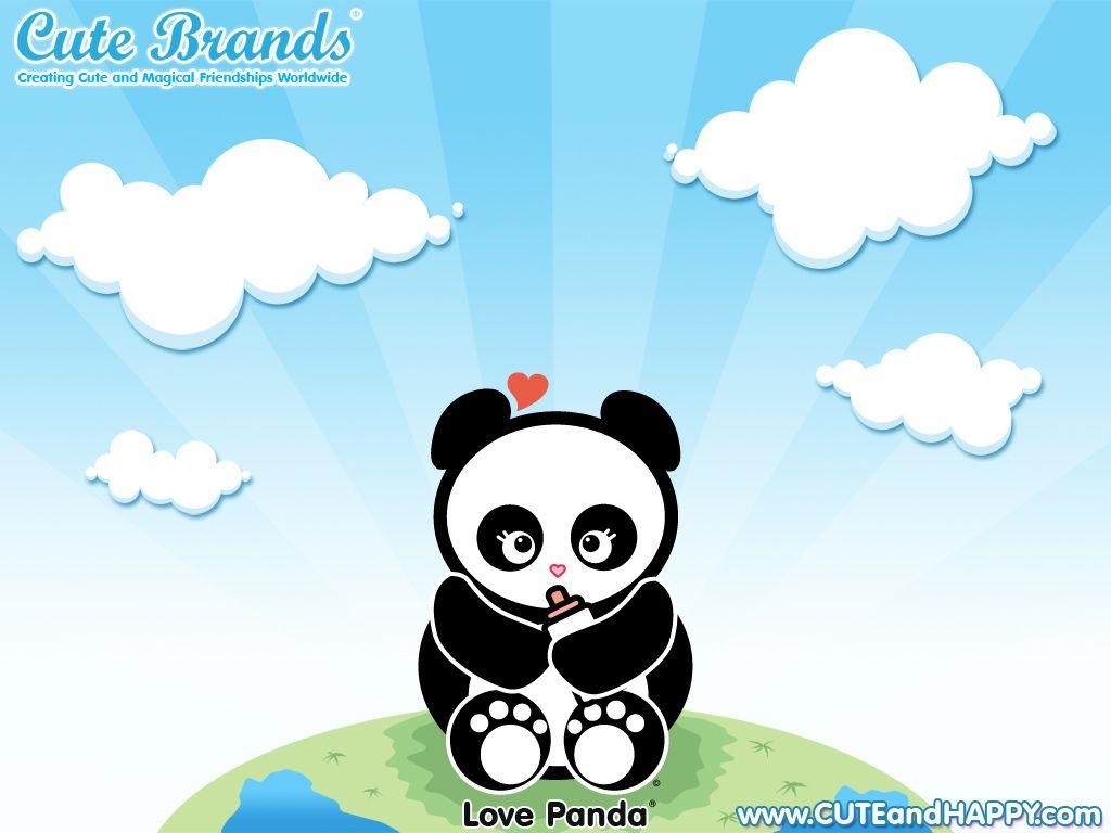Baby Panda, Panda with Bottle! iPad Love Panda Wallpaper from