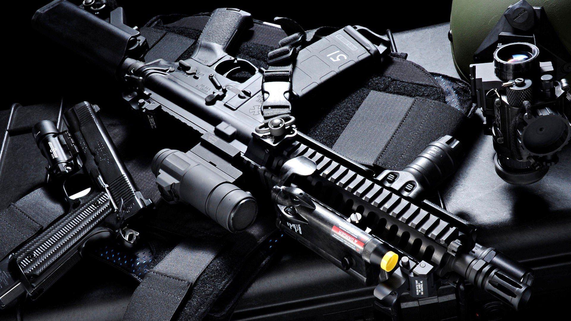 Assault Rifle HD Wallpaper and Background Image