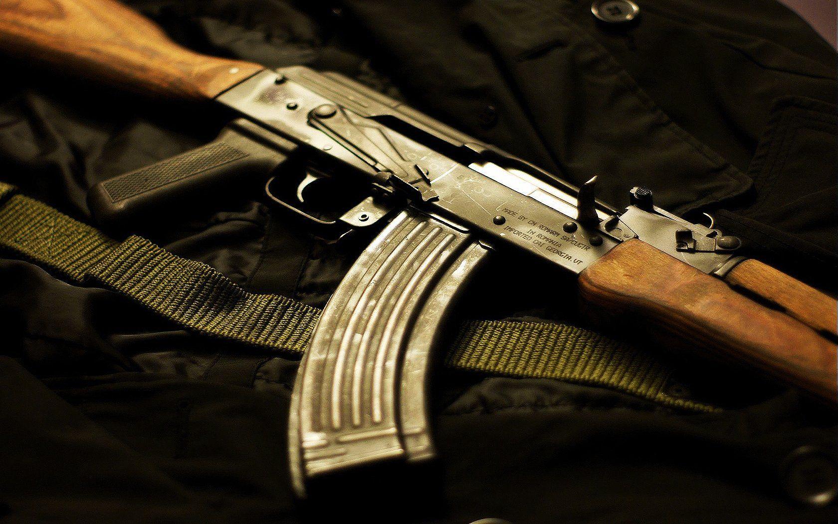 Akm Assault Rifle Wallpaper and Background Imagex1050