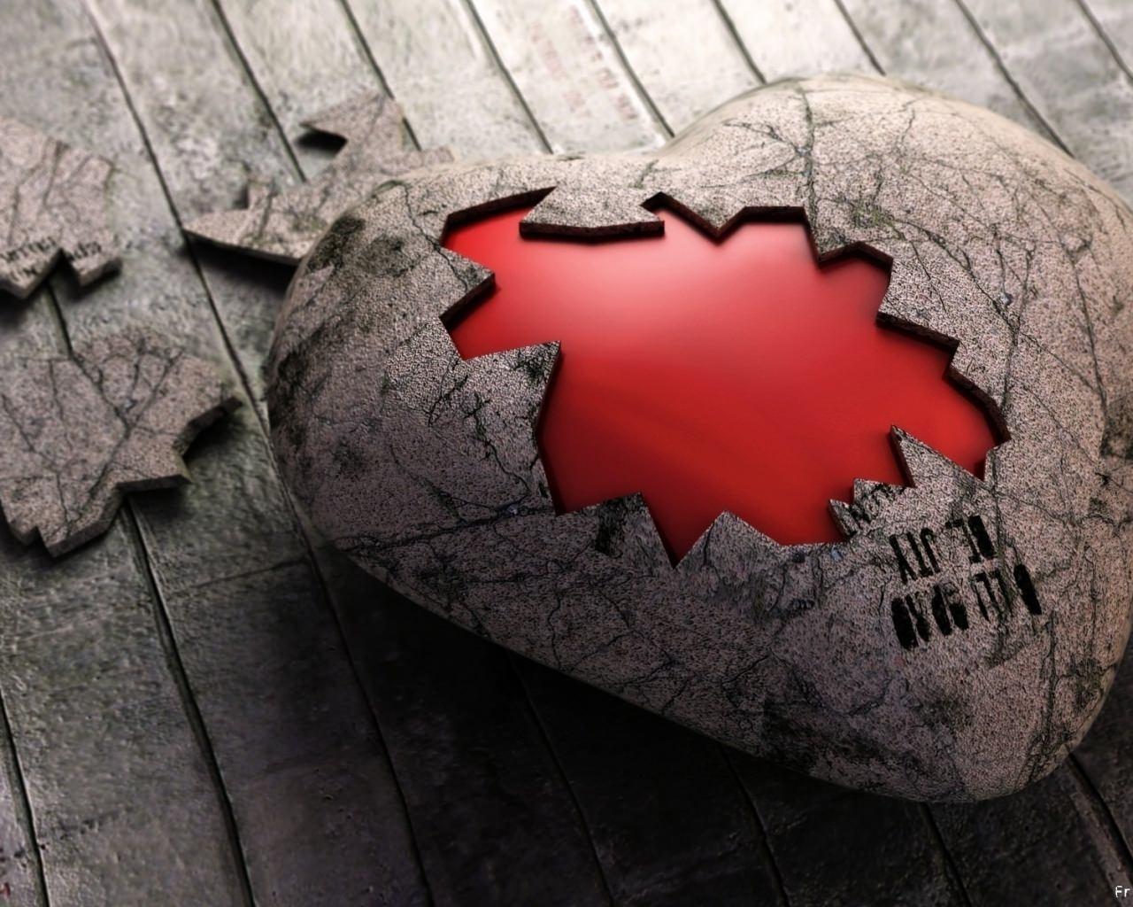 Beautiful Broken Heart Wallpaper
