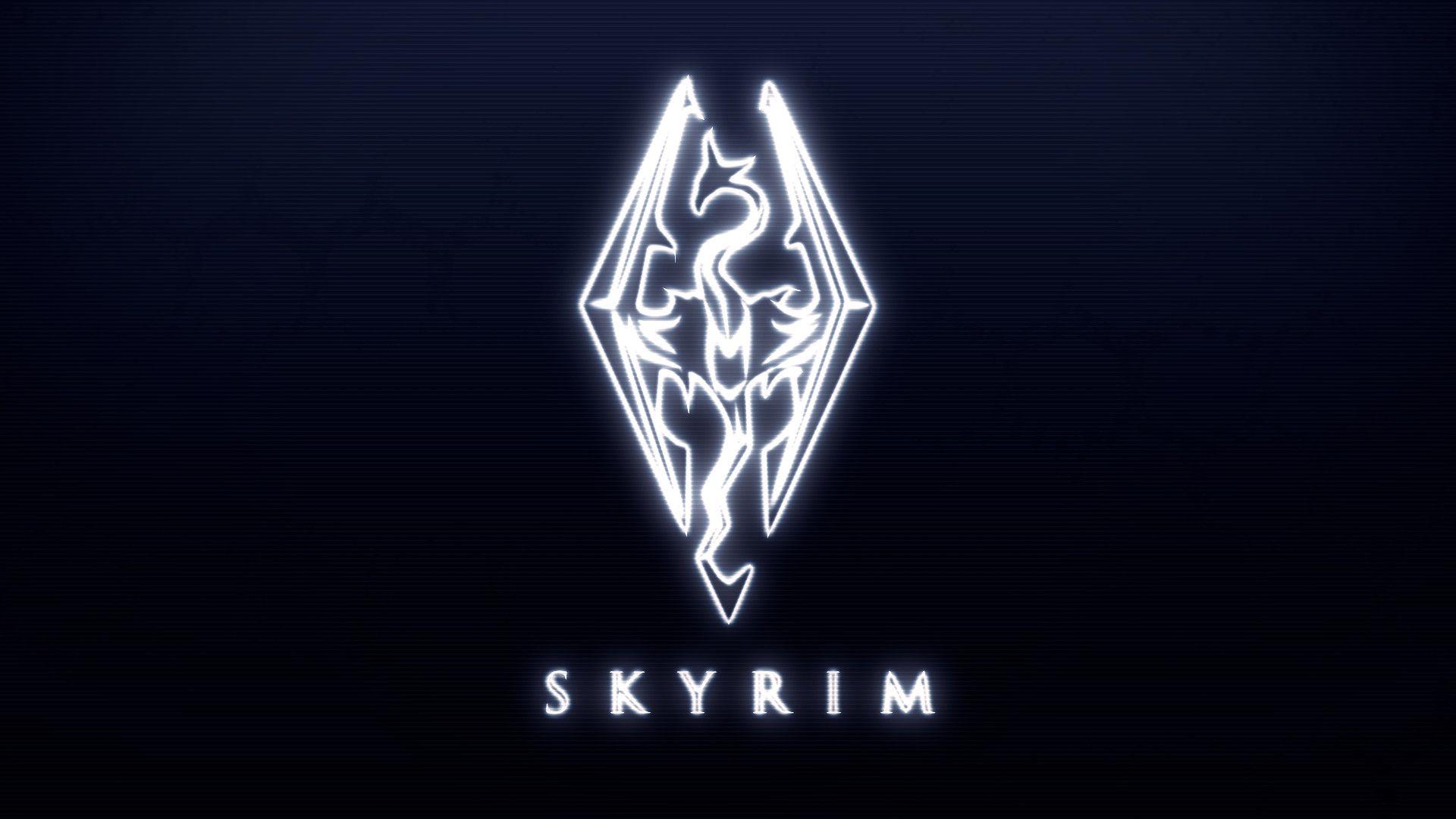 Skyrim Logo Wallpaper 1920x1080
