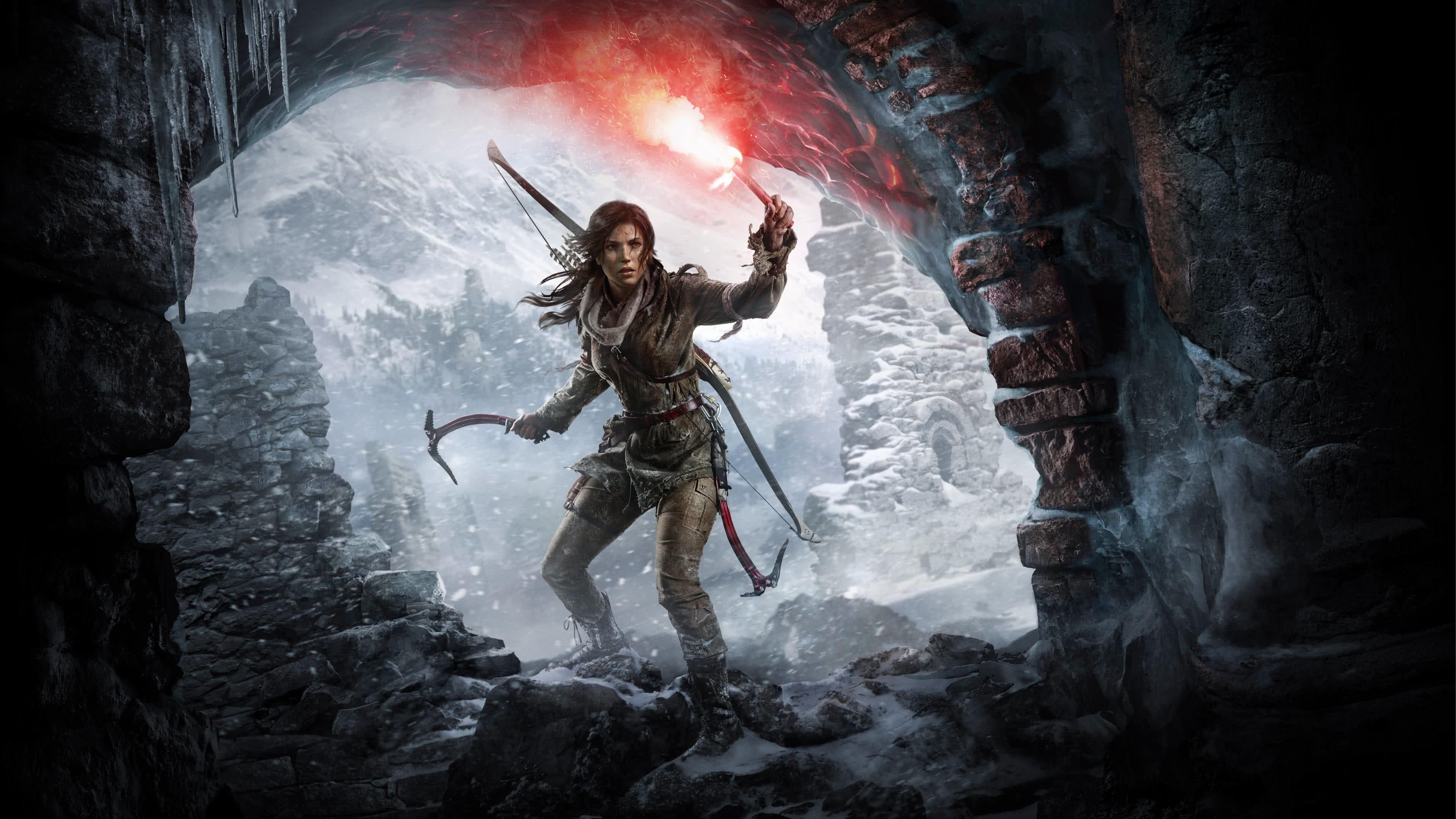 Games Tomb Raider Lara Croft 4K wallpaper Desktop, Phone, Tablet