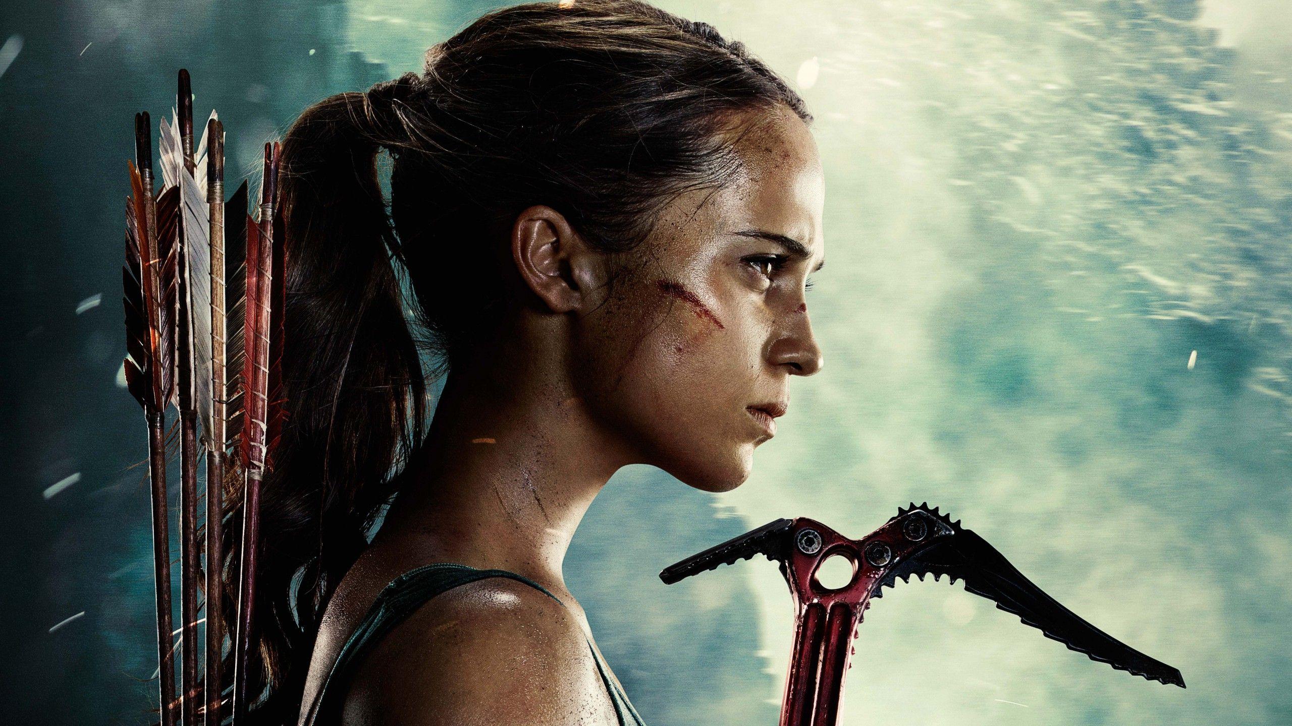 Wallpaper Tomb Raider, Alicia Vikander, Lara Croft, HD, 5K