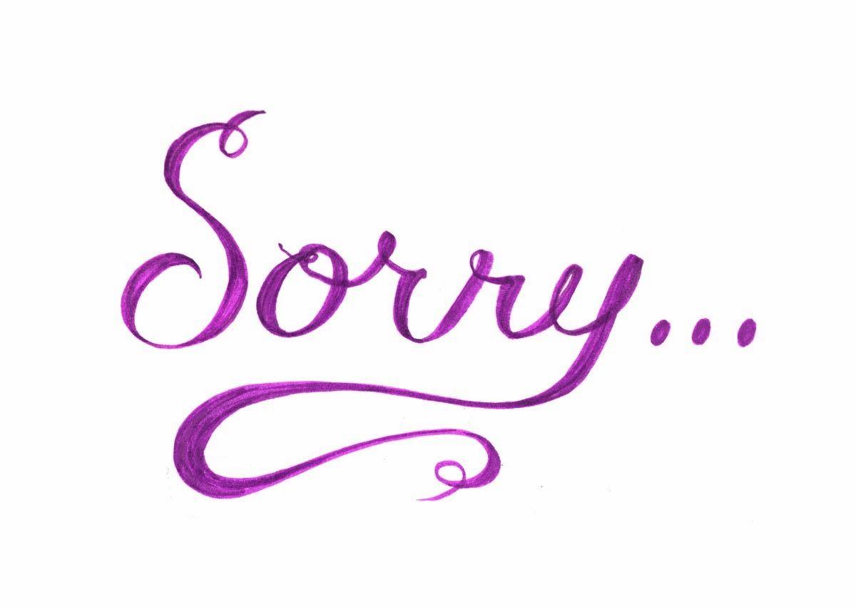 Free Sorry Image Download