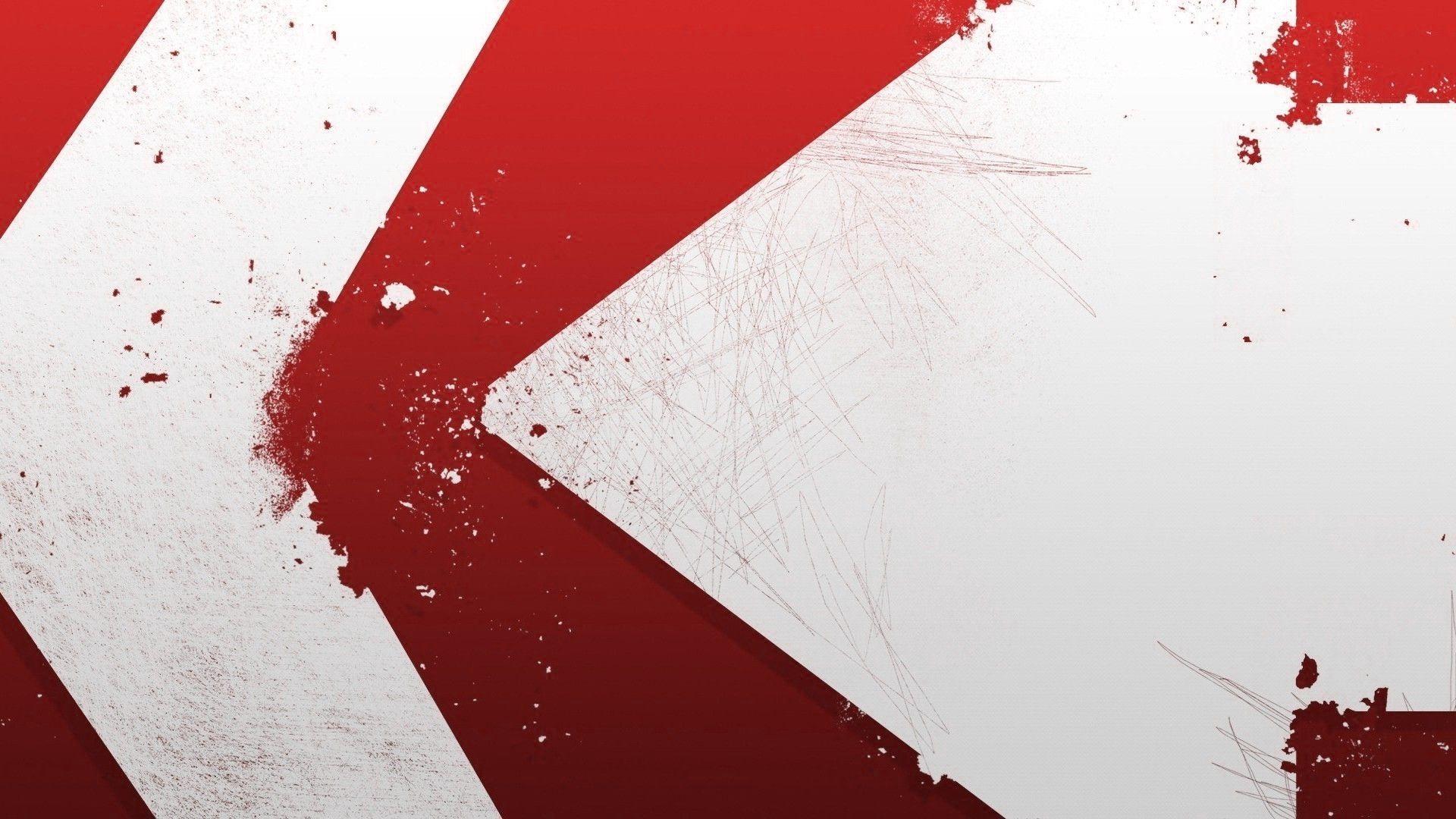 Red and white arrows Wallpaper